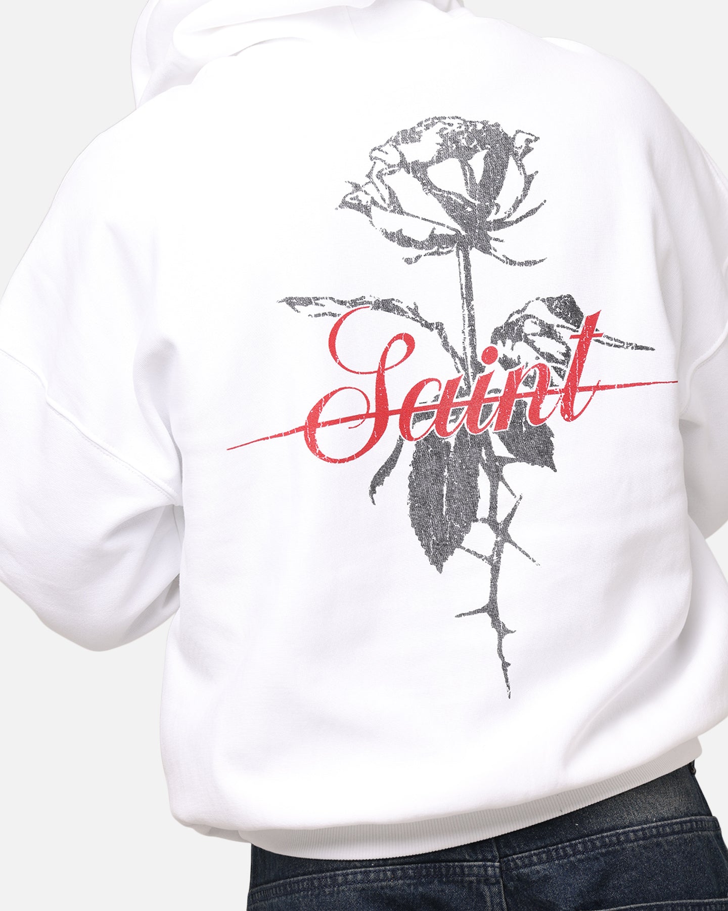 Saint Morta St Valentines Boxy Hoodie White、mySite、zt4zffjzw