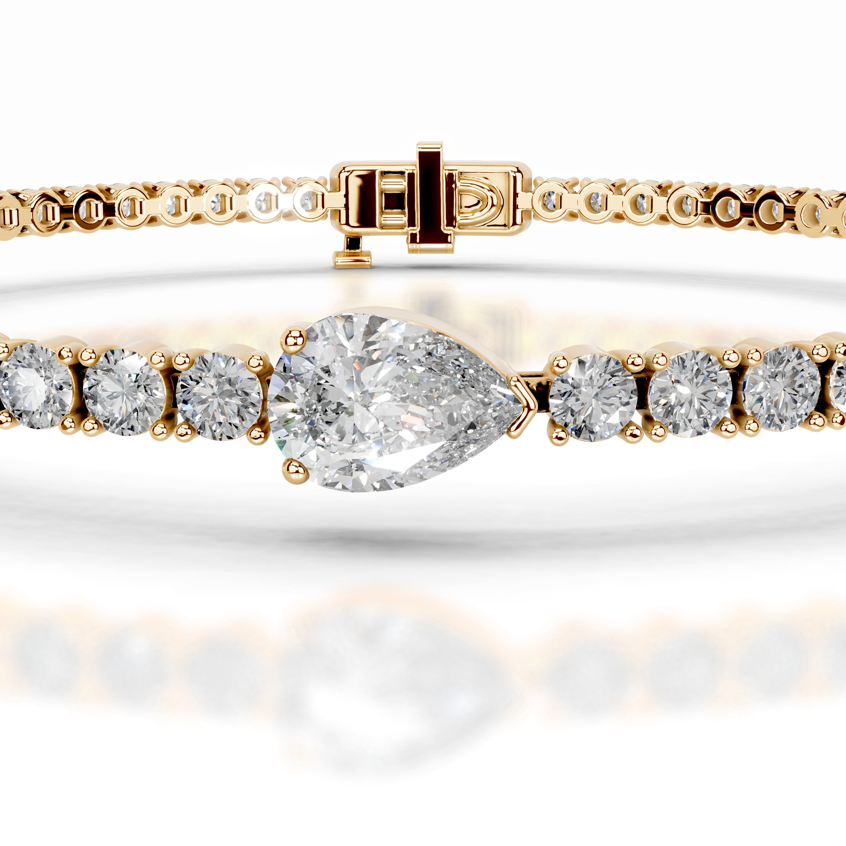 Cheryl Diamond Bracelet - 18K Yellow Gold、mySite、hinf8tx79