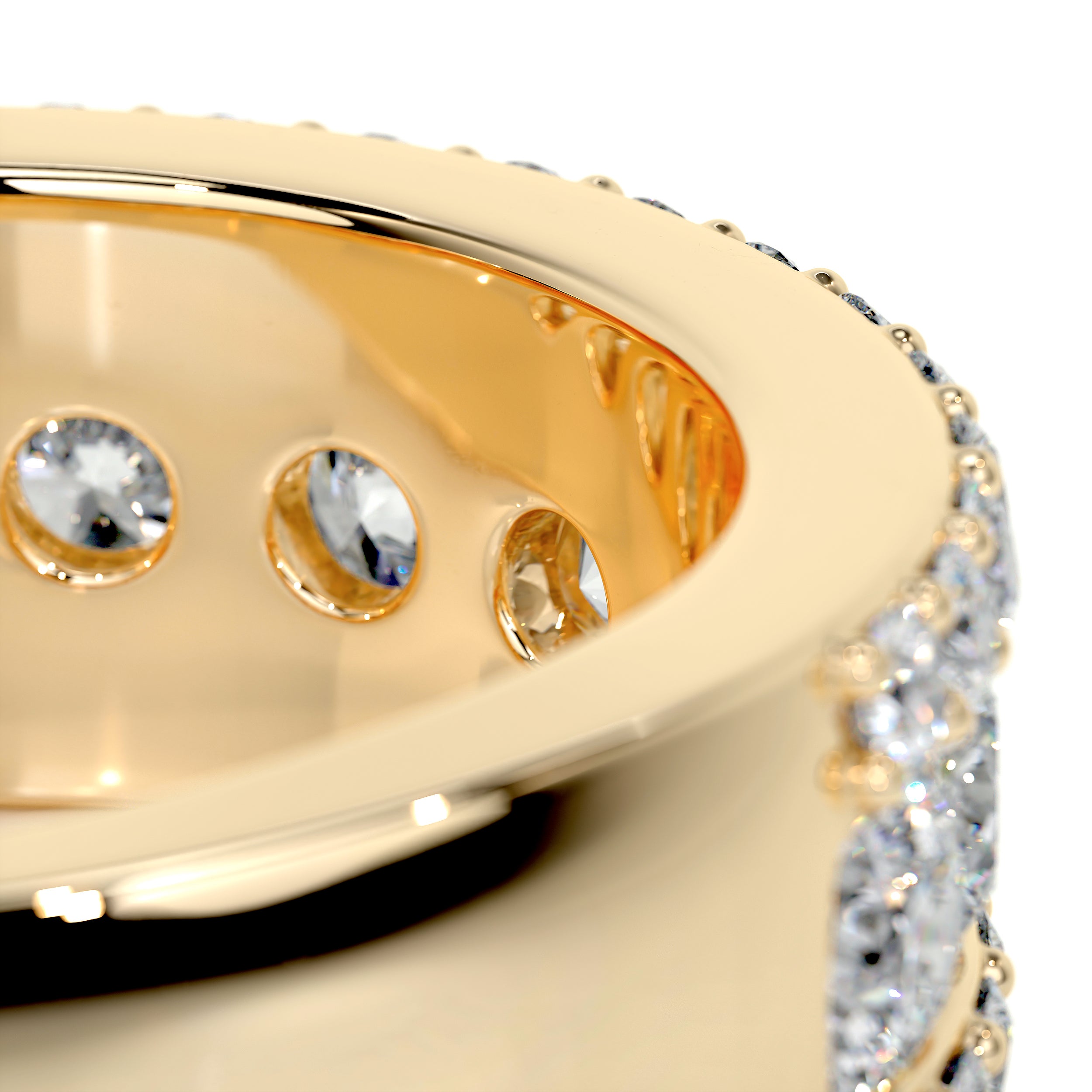 Nia Diamond Wedding Ring (2 Carat) -18K Yellow Gold、mySite、hinf8tx79