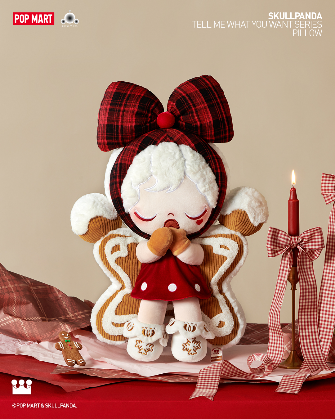  POP MART SKULLPANDA Tell Me What You Want Series Pillow、mySite、greenlandpopulation