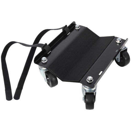 Snowmobile Dolly Heavy Duty V-Slide with 2.5"Swivel Casters and Rubber Pad Protecting Skis 1500Lbs Capacity,red color、、eastwooduniform