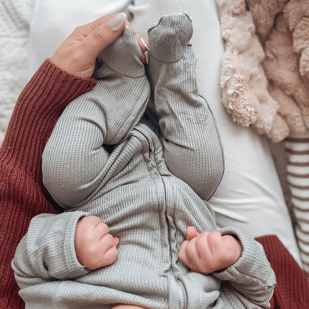  Eucalyptus Bamboo Waffle Zipper Footie、mySite、layawaytickets