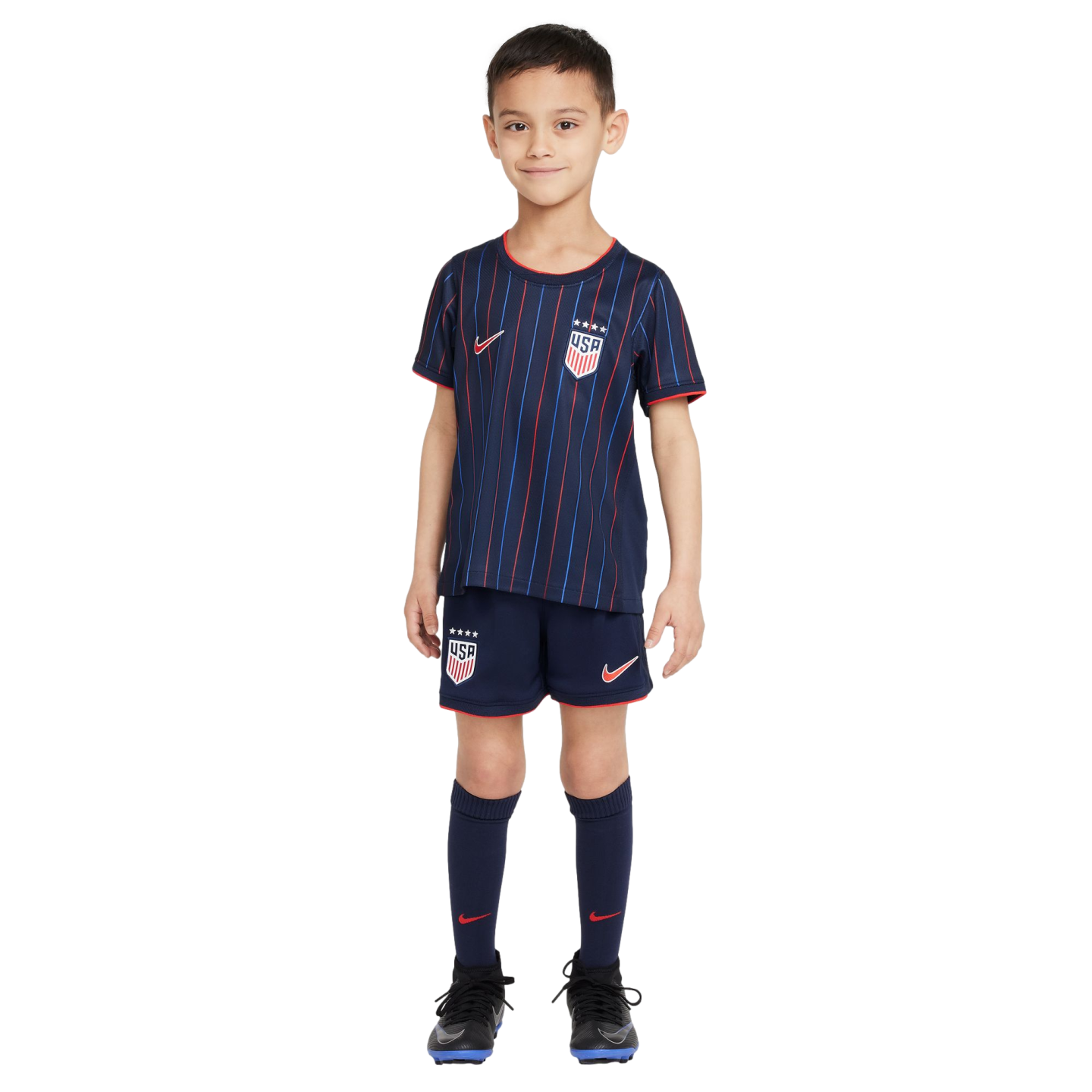 Nike USA 2025 4-Star Little Kids Away Kit、mySite、noshort