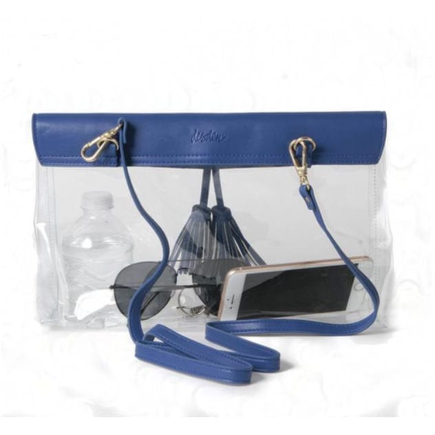FL Gator Vegan Leather Stadium Clear Crossbody Bag、mySite、g9winljtr