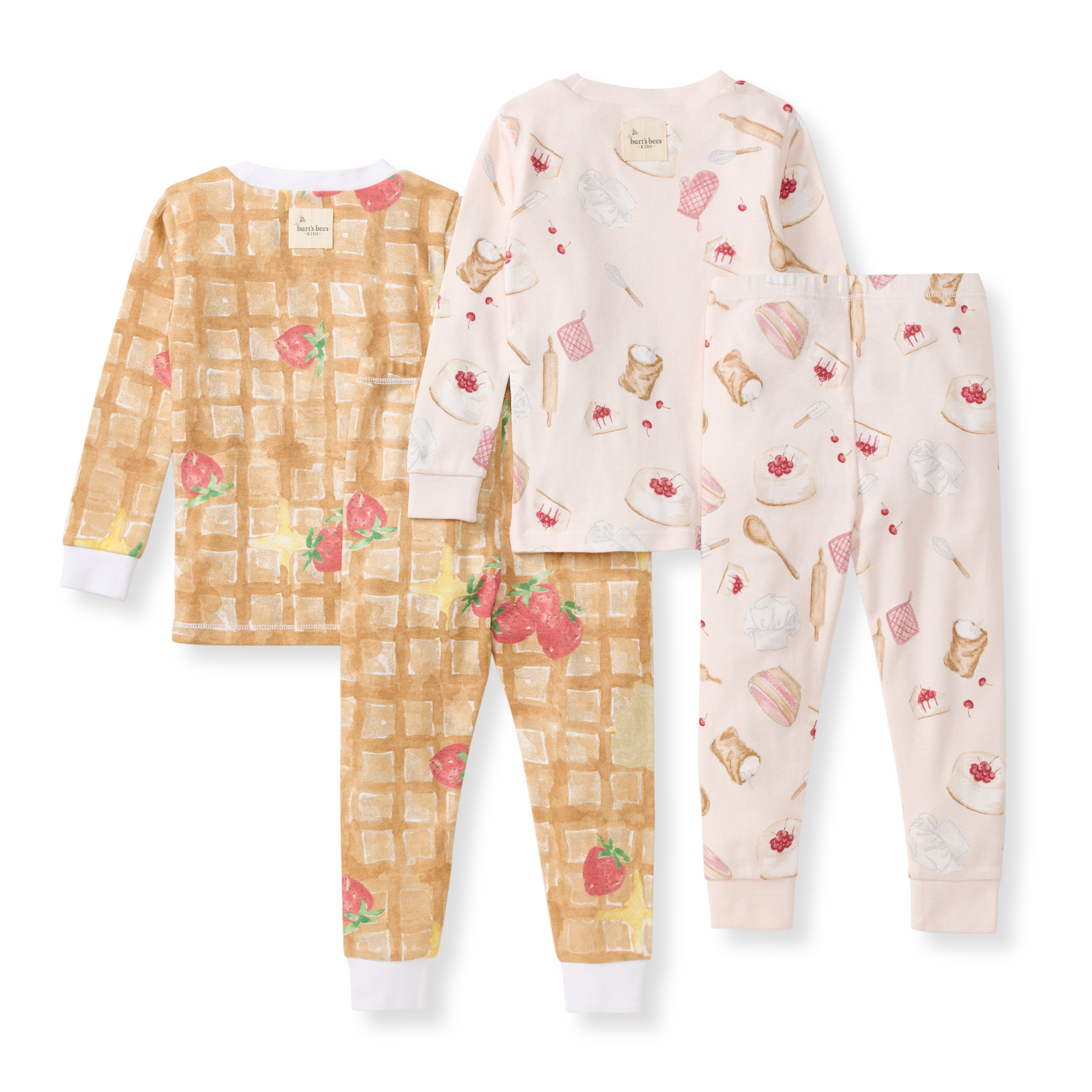  Waffle & Cheesecake Organic Two-Piece Pajamas 2 Pack、mySite、layawaytickets
