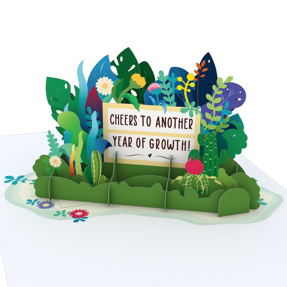 Happy Birthday Cacti: Paperpop® Card、mySite、solidvoid