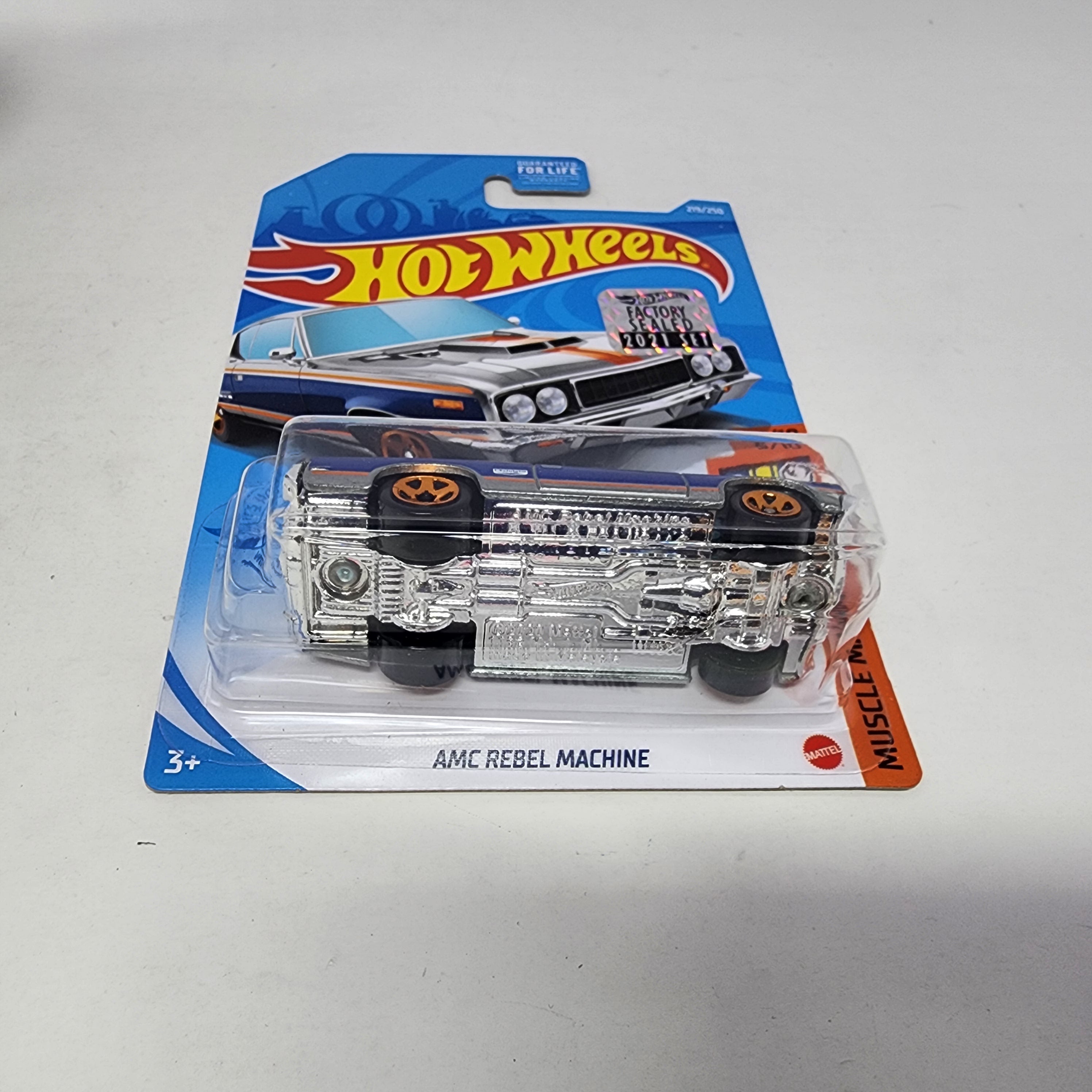 AMC Rebel Machine #219 * Zamac * Hot Wheels 2021 w/ Factory Holo、mySite、hgirdovlk