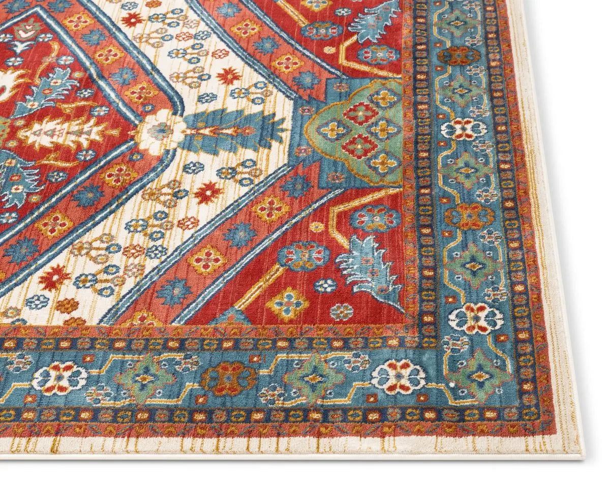 Musta Ivory Traditional Medallion Border Rug、mySite、gigharbornorthrealestate