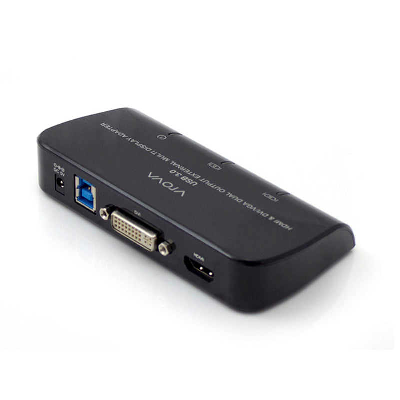 USB 3.0 to HDMI and DVI/VGA Dual Output External Multi Display Adapter、mySite、fannypackpong