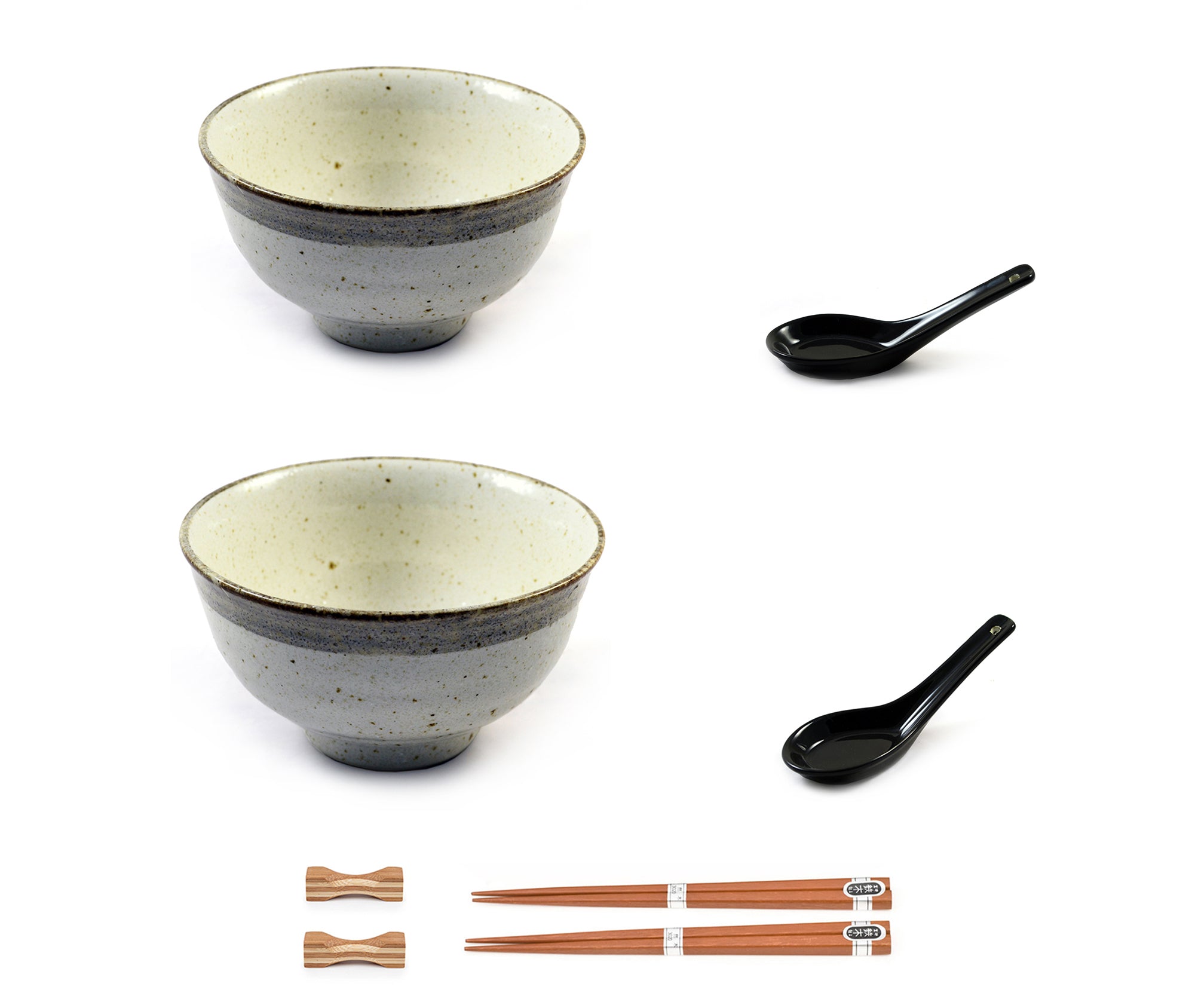 Beige Glazed Japanese Ramen Bowl Set、mySite、topwebapps