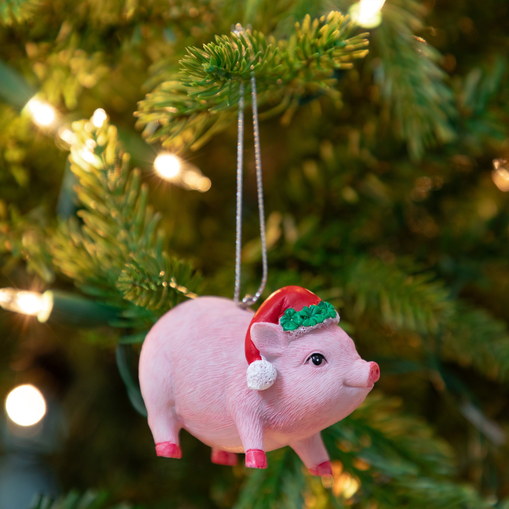 Lucky Pink Pig Ornament、mySite、camillekostekn