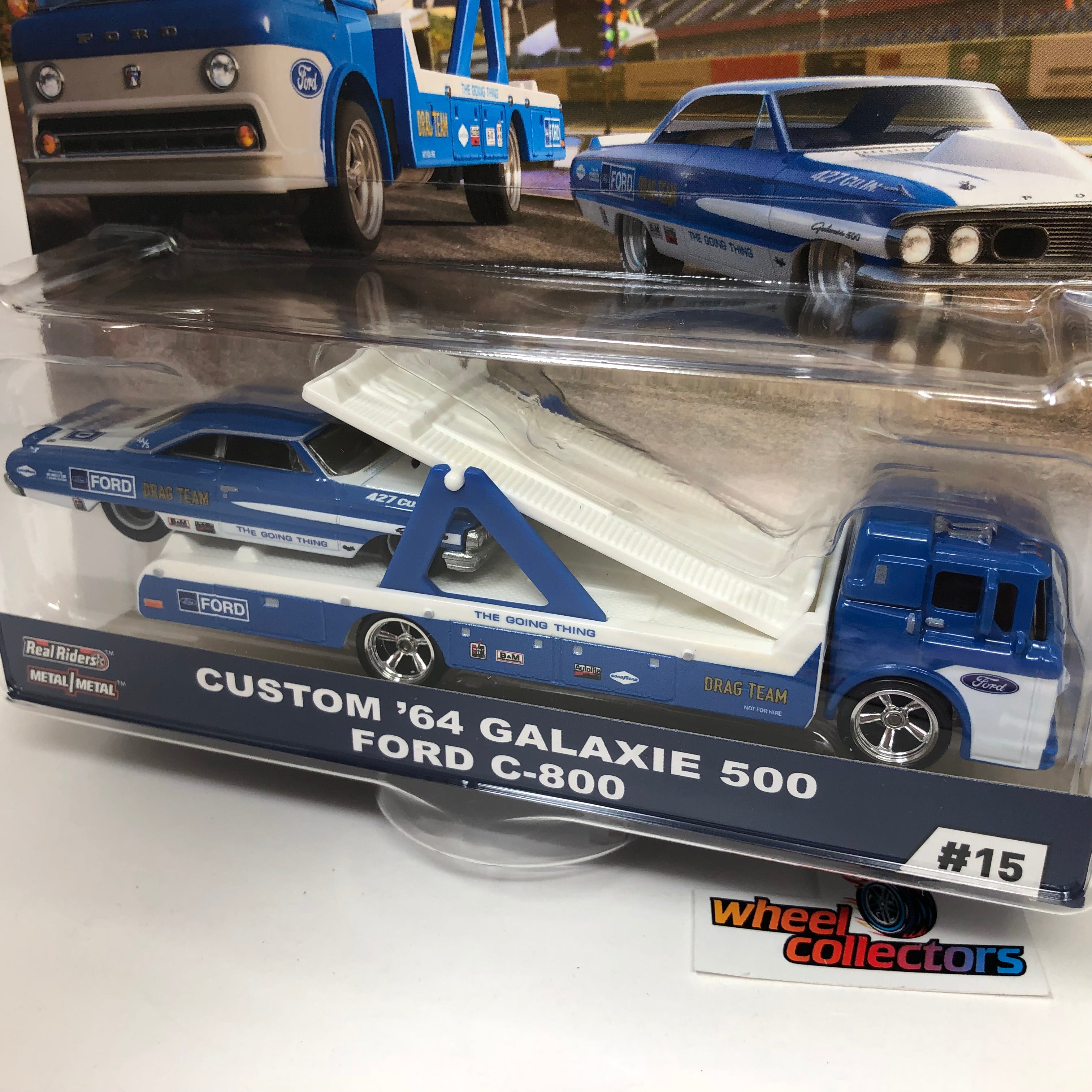 Custom '64 Galaxie 500 & Ford C-800 * 2022 Hot Wheels Team Transport Car Culture、mySite、hgirdovlk