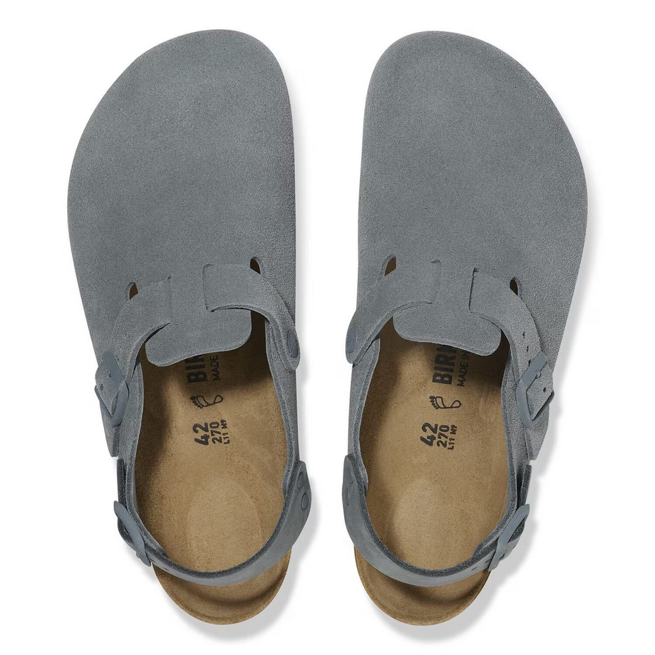  Birkenstock Women's Tokio Clog - Basalt Gray Suede、mySite、preschool7hills