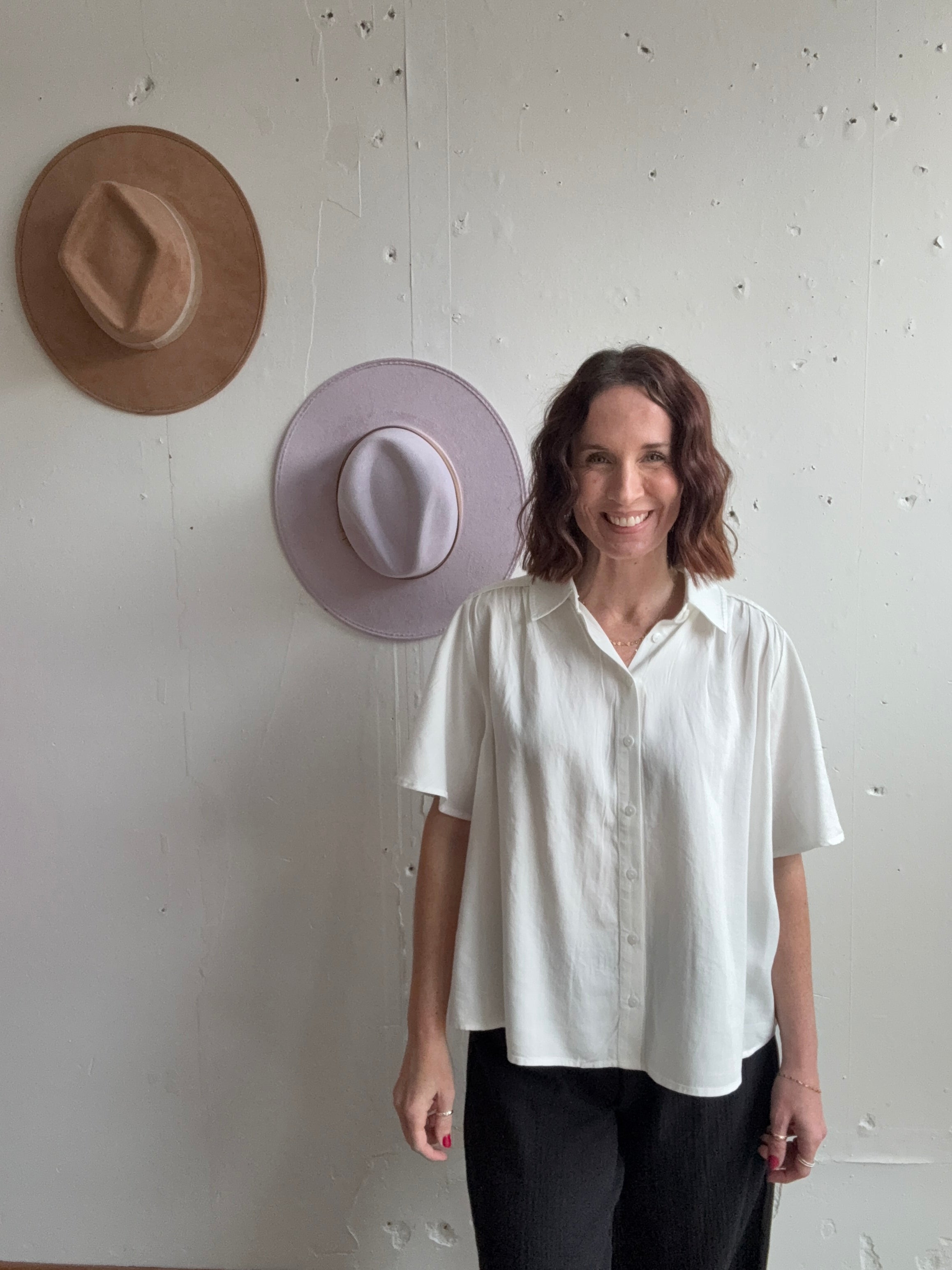 Liverpool 1/2 Sleeve Shirred Woven Blouse、mySite、garagedoors4me