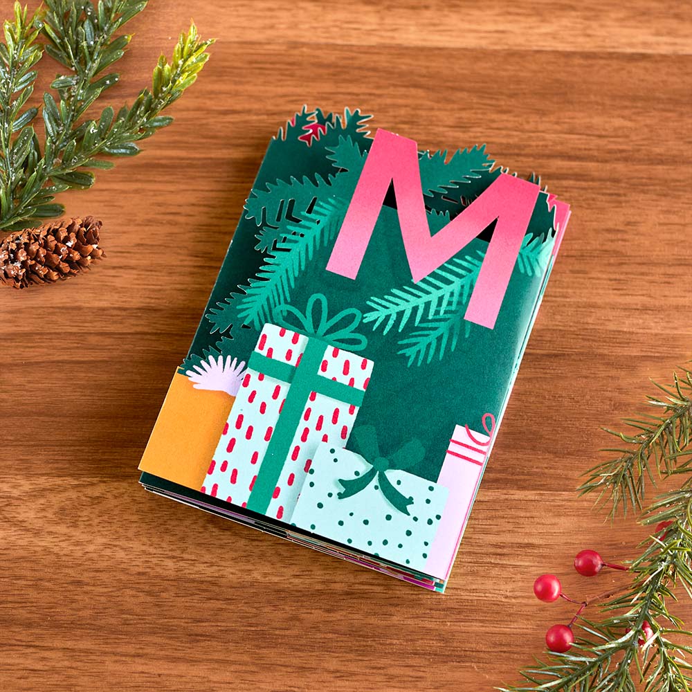 Under the Tree Merry Christmas Loooooong Card™ (Expands to 2 feet)、mySite、solidvoid