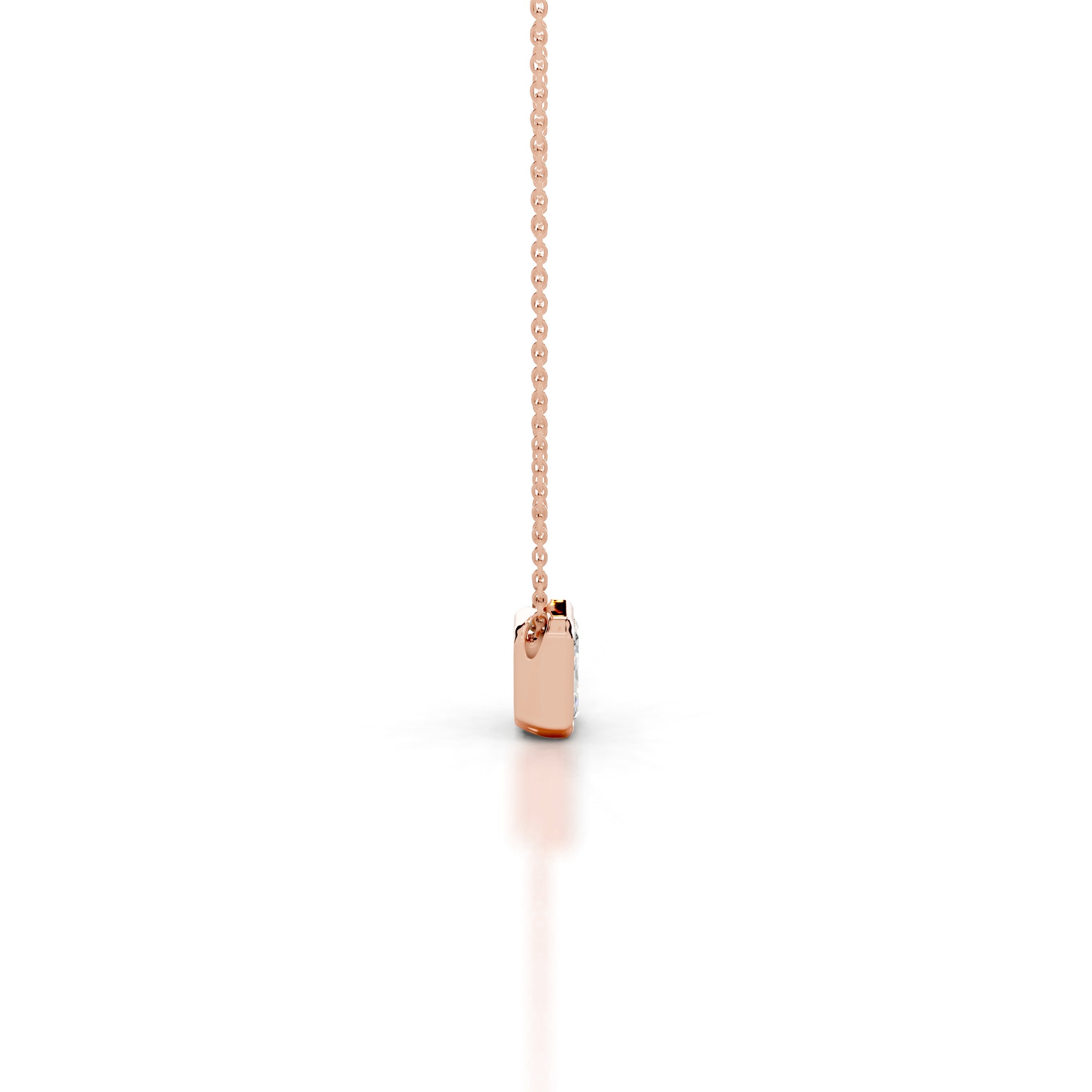 Gianna Lab Grown Diamond Pendant - 14K Rose Gold、mySite、hinf8tx79