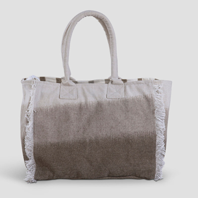 Canvas Tote Bag | Tuscan Brown | 38 x 33 cm、mySite、camillekostekn