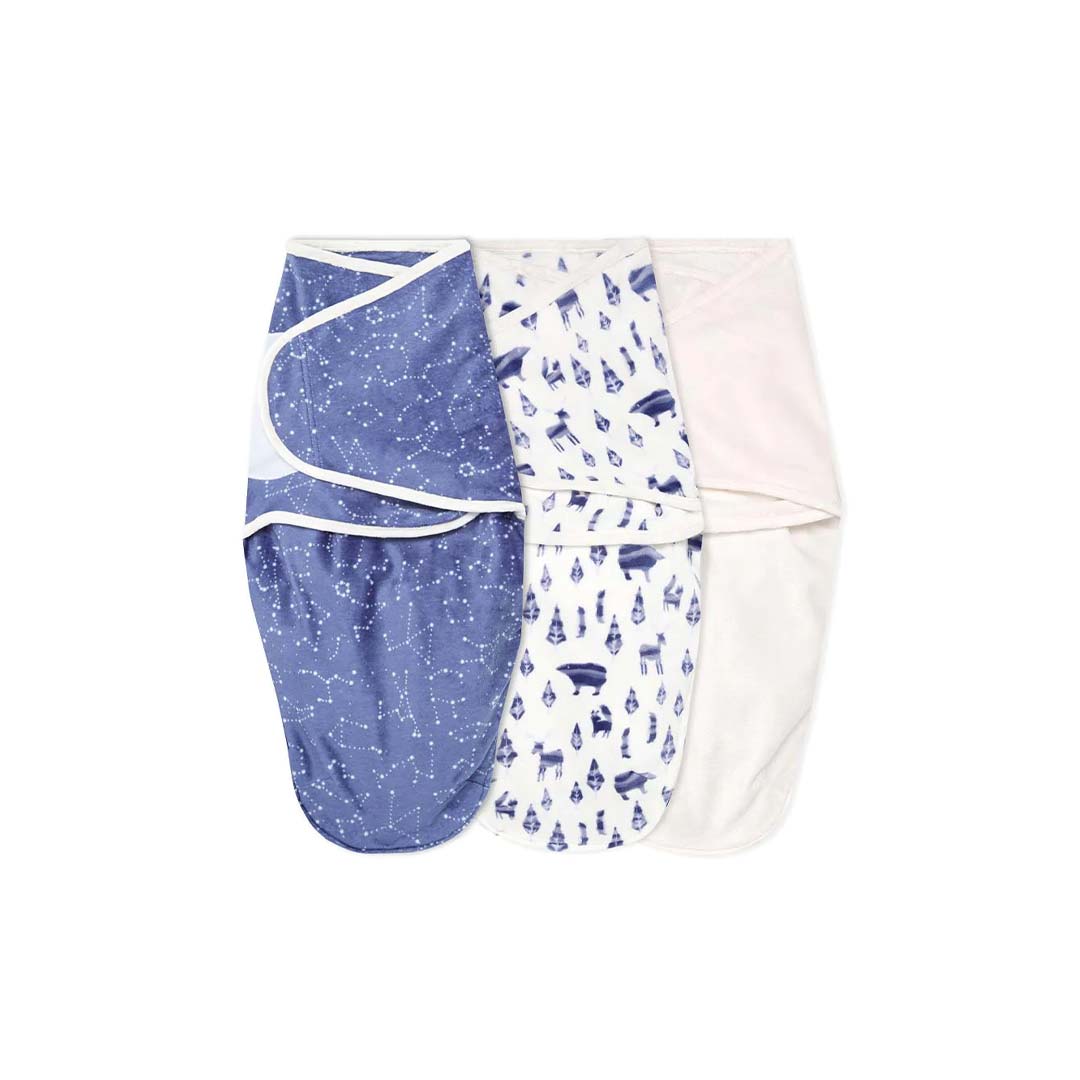  aden + anais Essentials Easy Swaddle Wraps - Scandinavian Sky - 3 Pack、mySite、merchandisen