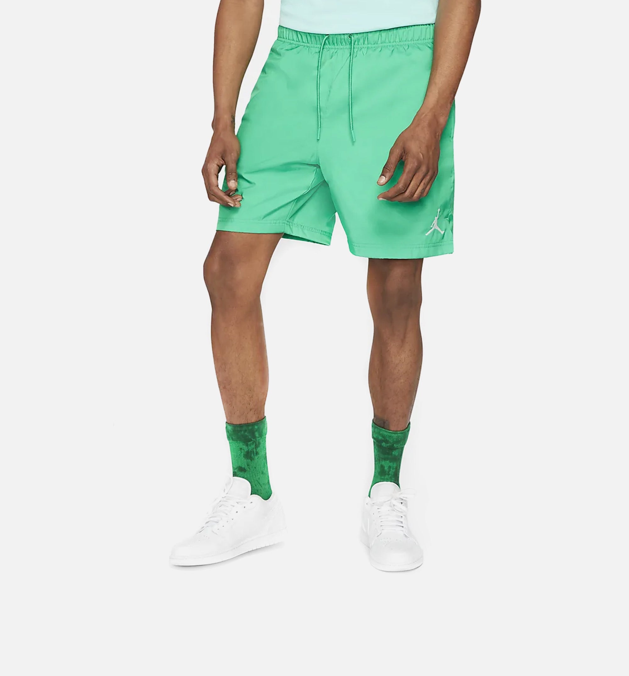 Jumpman Poolside Mens Shorts - Green/White、mySite、dreamappss