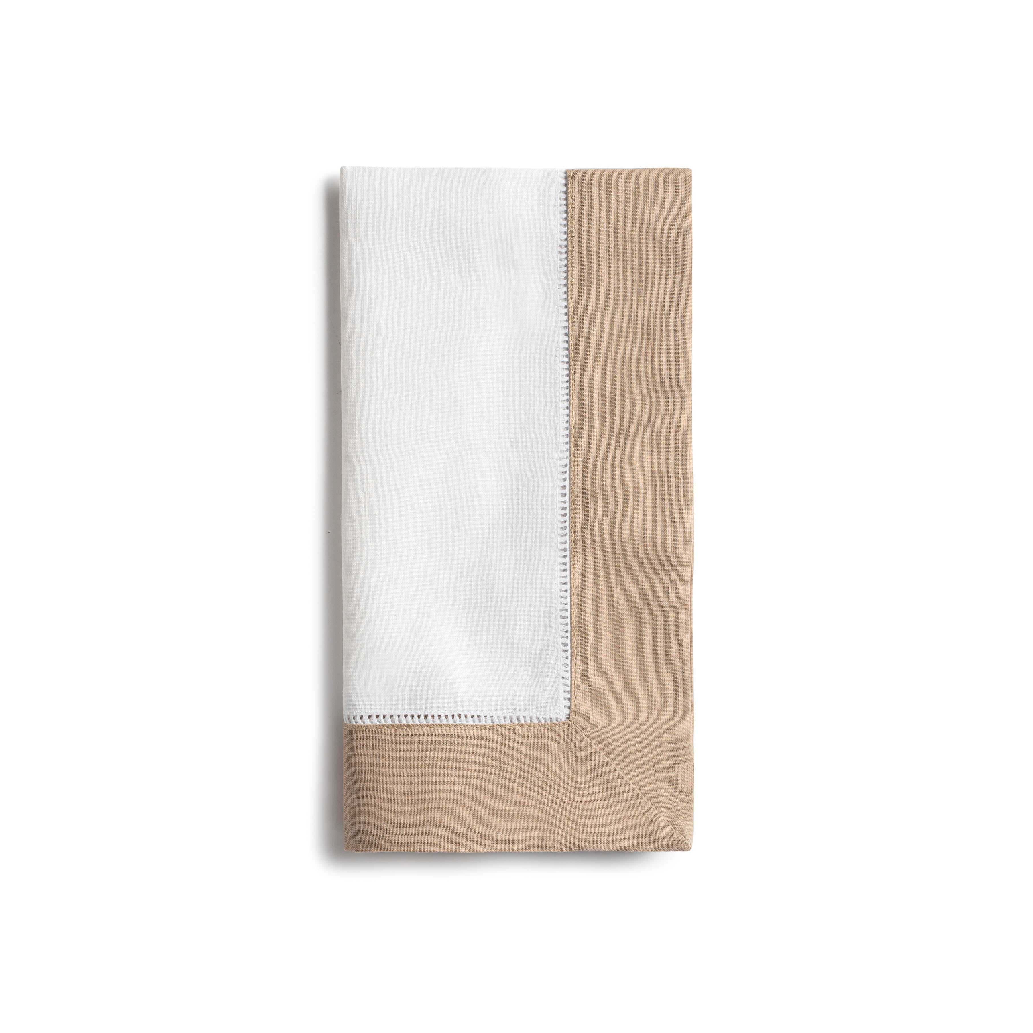  Taupe Border Hemstitch Napkins Set of 6、mySite、elrpsem3k