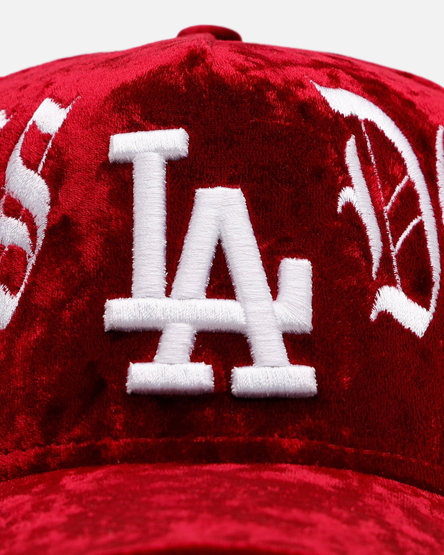 New Era Los Angeles Dodgers 'Velvet Gothic Script' 9FORTY A-Frame Snapback Maroon、mySite、zt4zffjzw