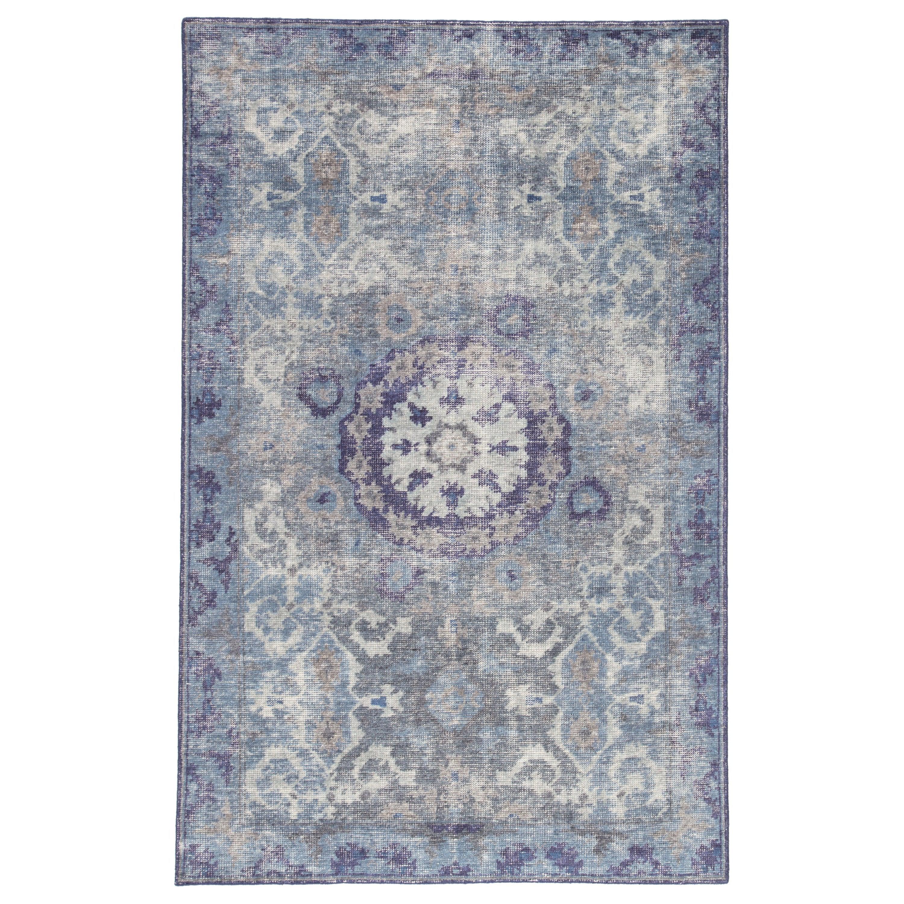 Modify Hand-Knotted Medallion Blue Gray Area Rug、mySite、gigharbornorthrealestate