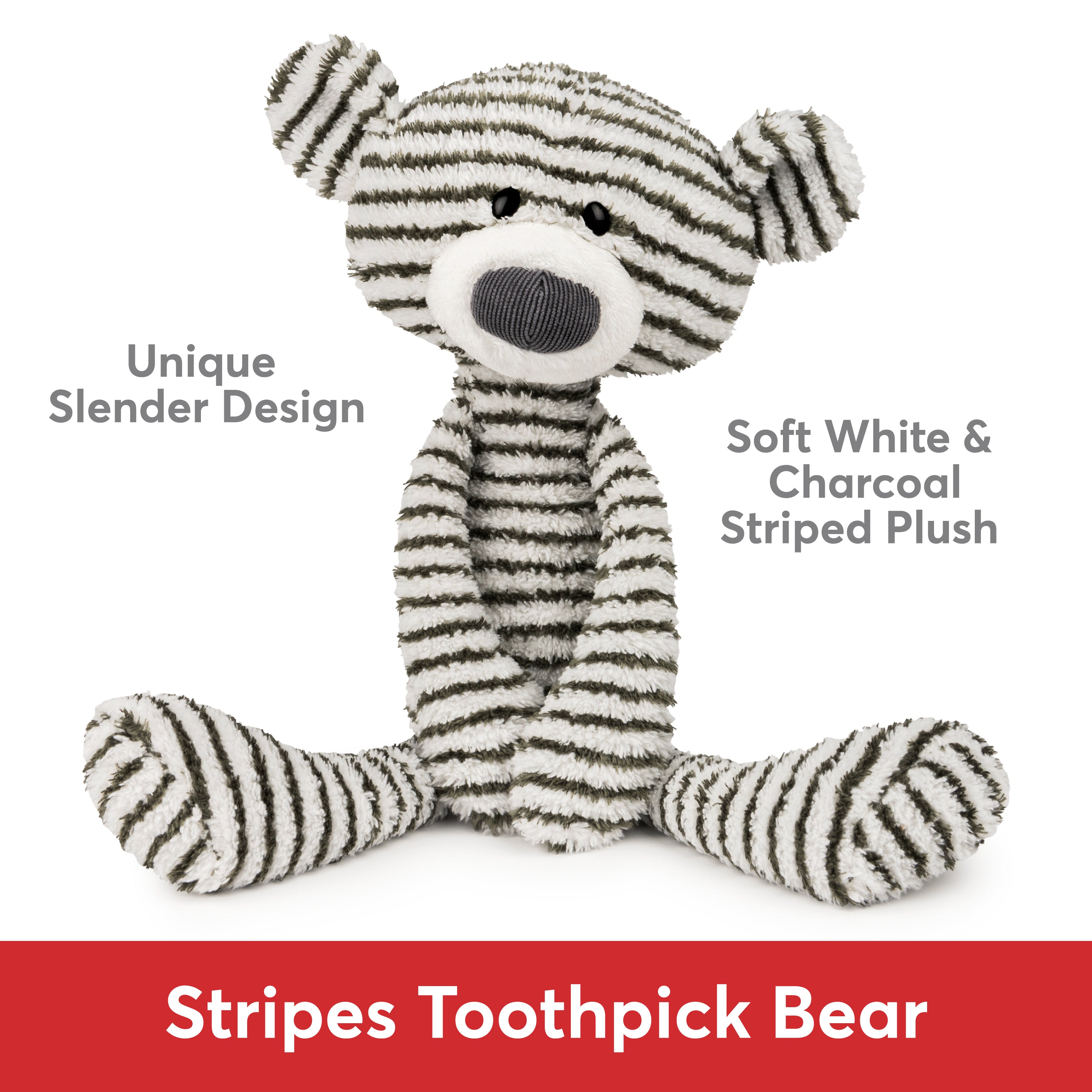 Stripe Toothpick Bear, 15 in、mySite、pszhyizbm