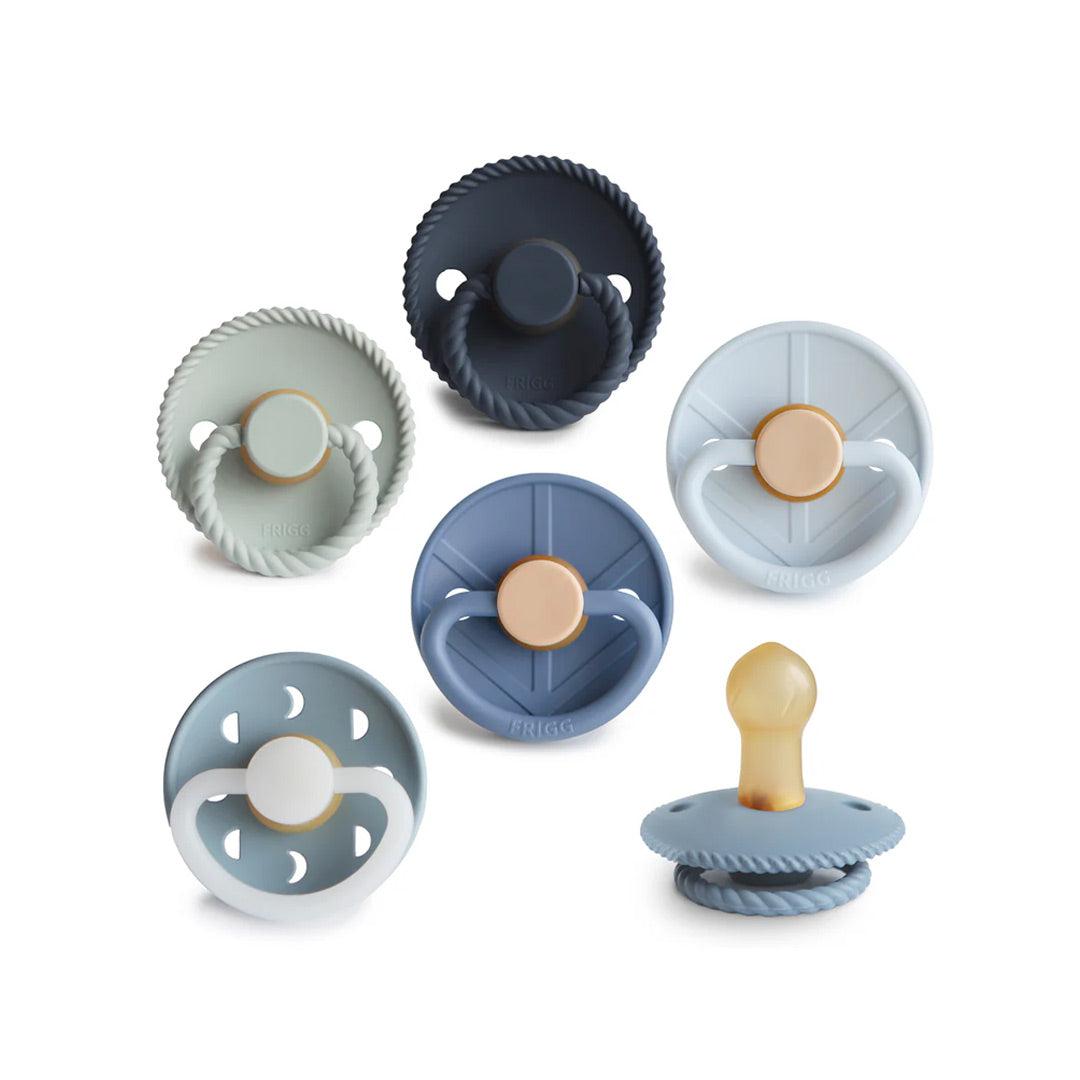  FRIGG Daisy Latex Pacifier - 6 Pack - Endless Sea、mySite、merchandisen