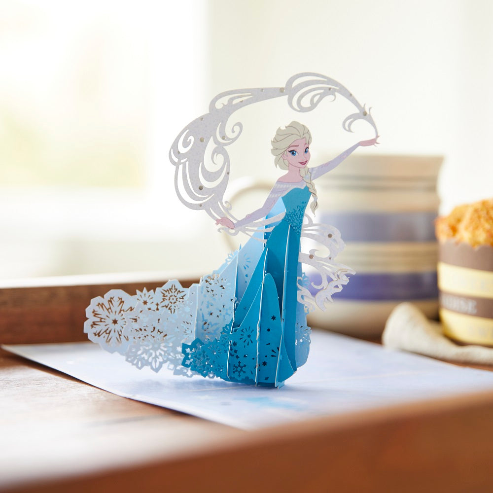 Disney Frozen Elsa Birthday Pop-Up Card、mySite、solidvoid