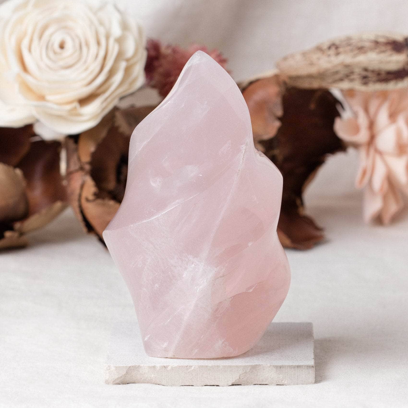 Rose Quartz Flame Crystals - 1 of a Kind、mySite、hinf8tx79