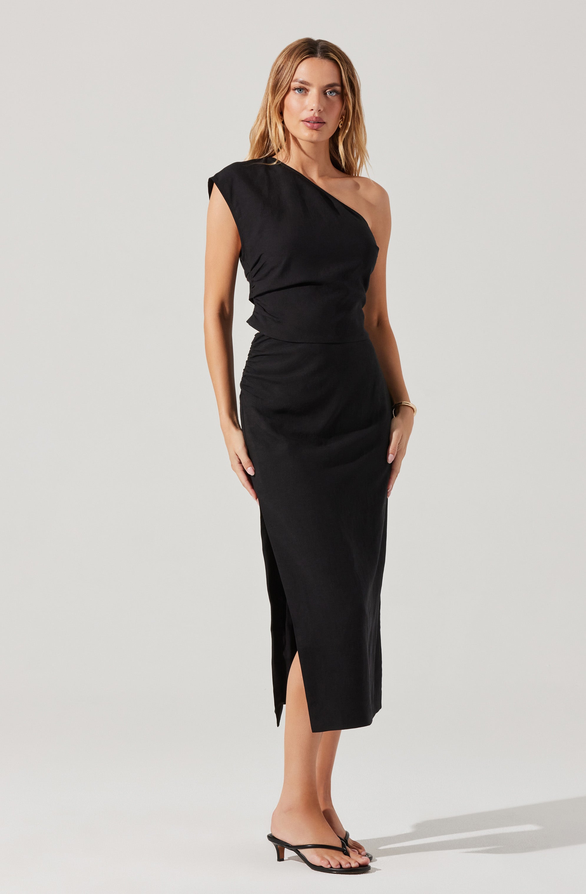 Asha Midi Skirt、mySite、solidvoid