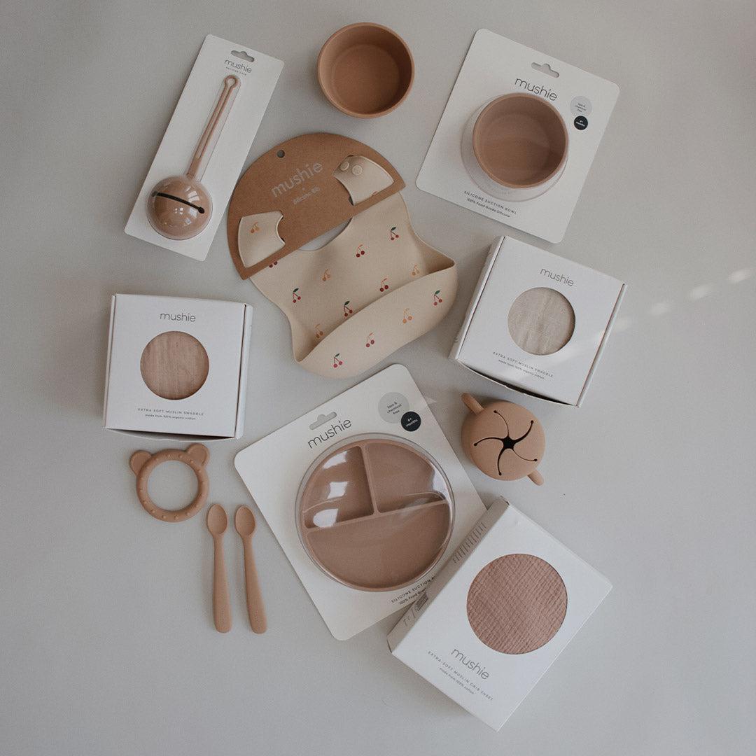  Mushie Silicone Bib - Cherries、mySite、merchandisen