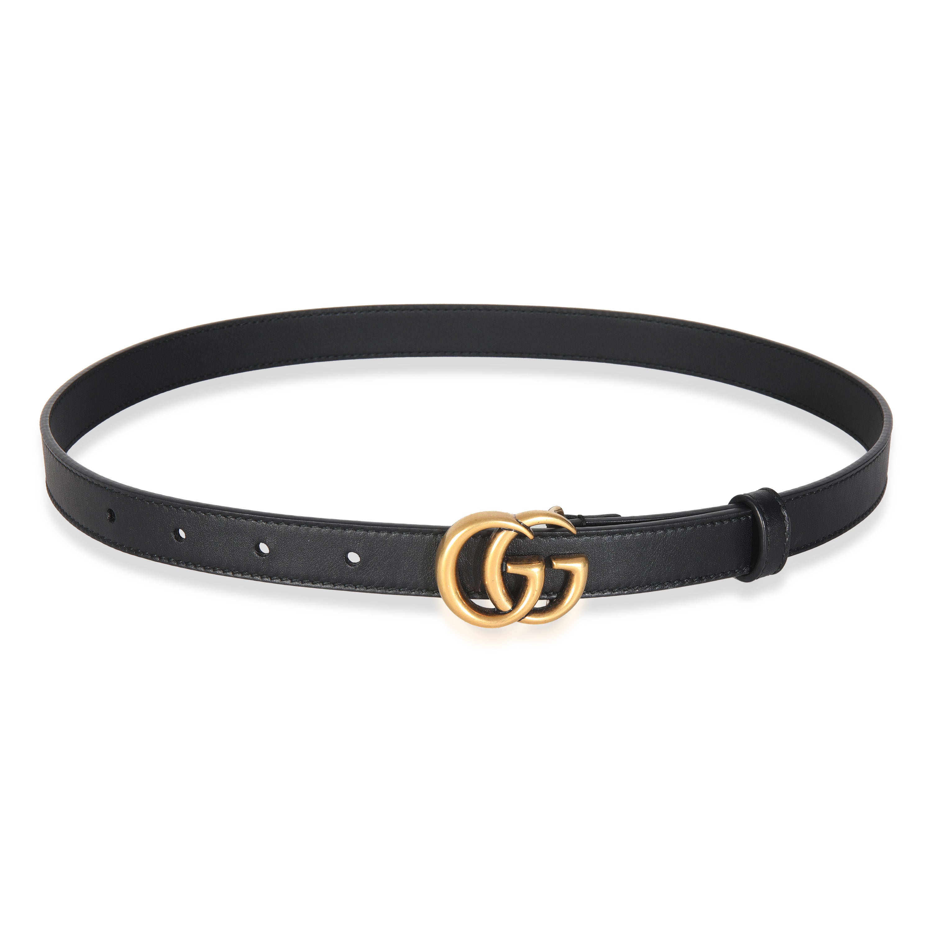 Black Calfskin Thin Interlocking G Marmont Belt 70/28185、mySite、garagedoors4me