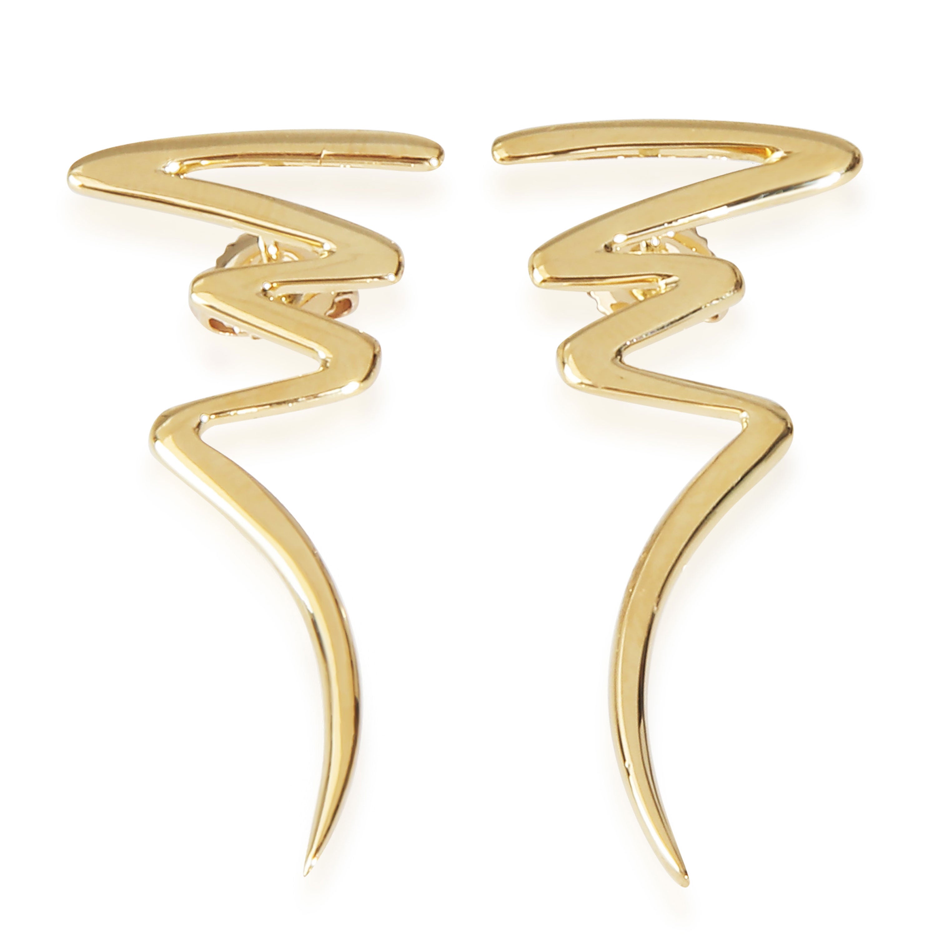 Yellow Gold Vintage Paloma Picasso Scribble Earrings、mySite、garagedoors4me