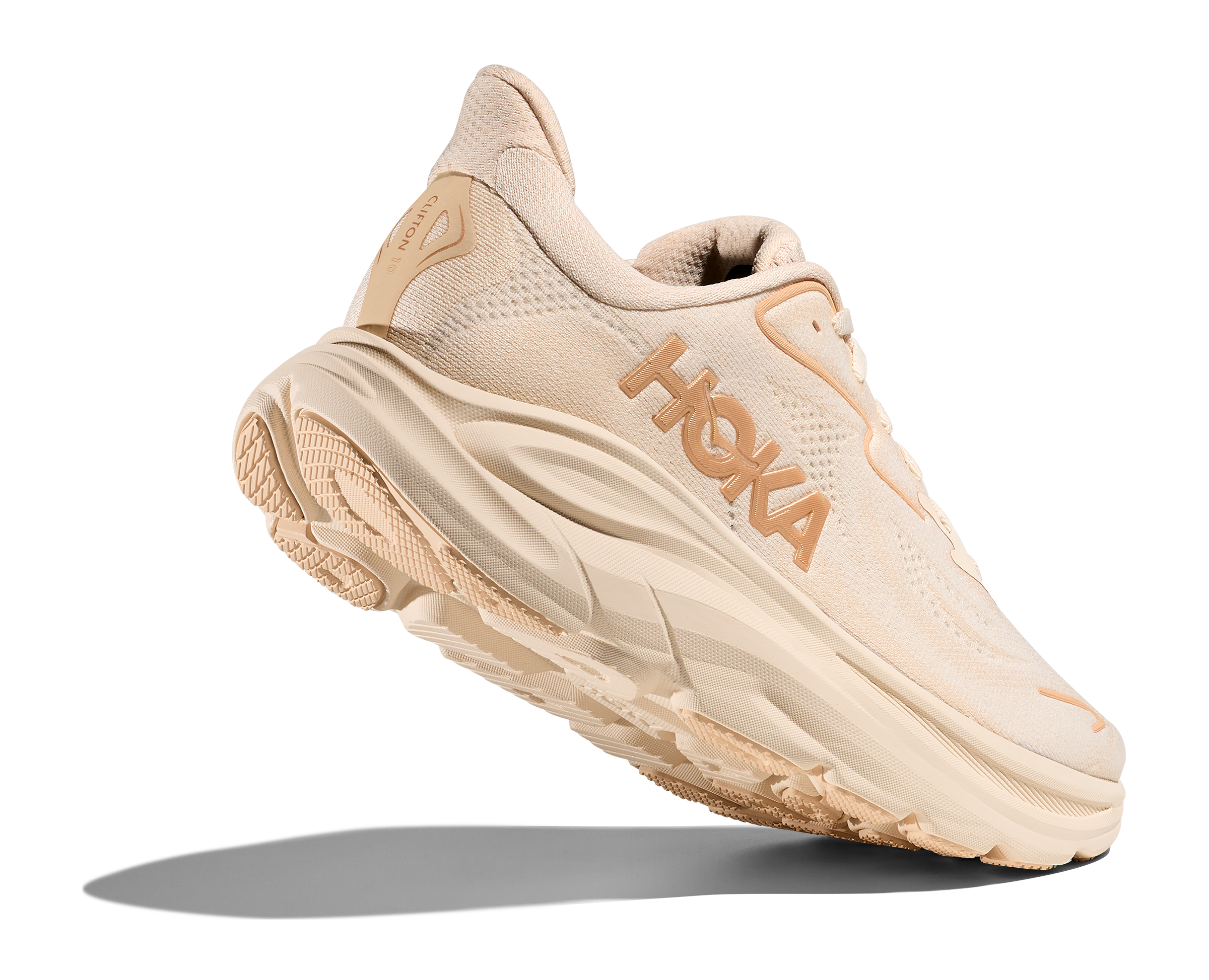  HOKA Women's Clifton 10 Cushioned Running Shoe - Vanilla/Birch、mySite、preschool7hills