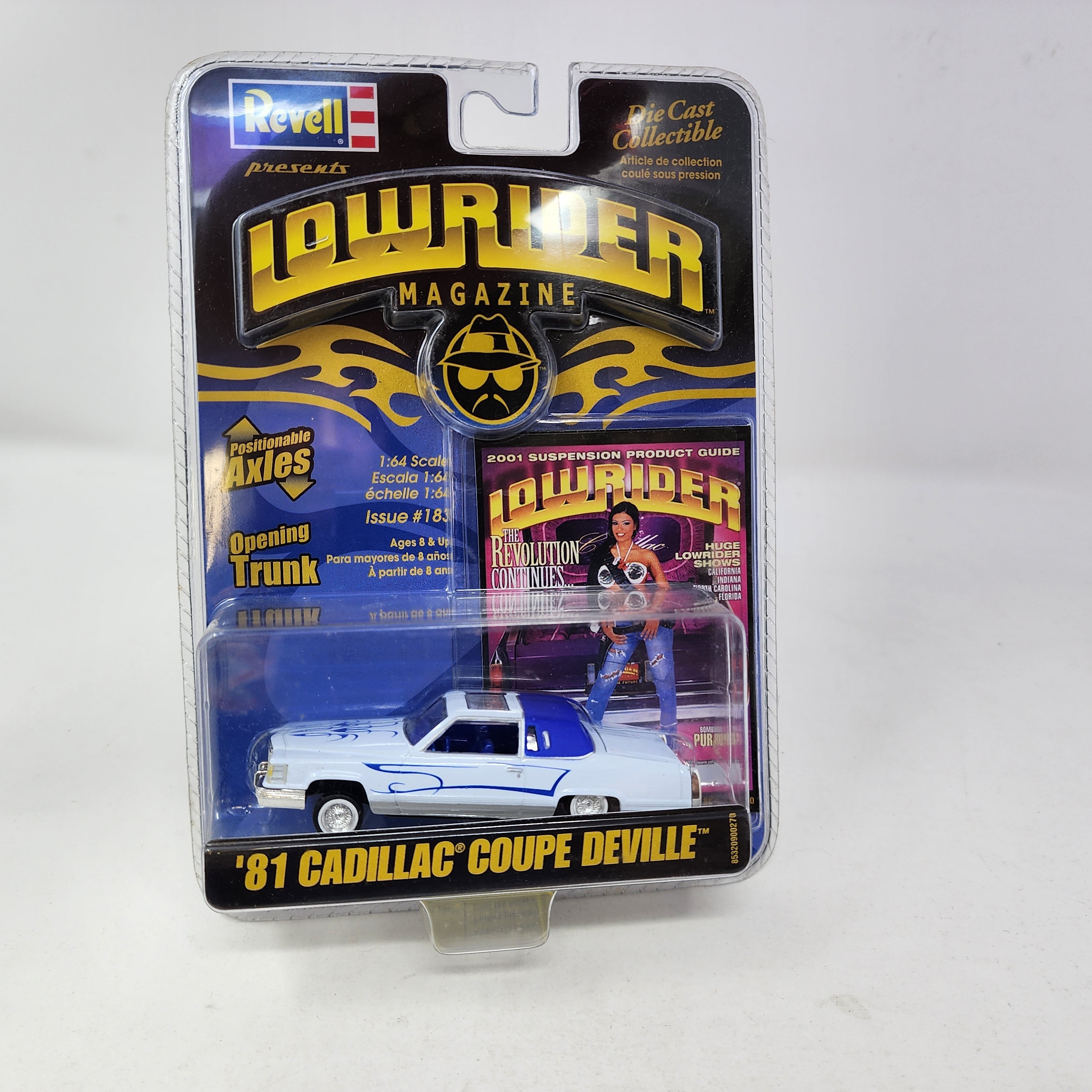 '81 Cadillac Coupe Deville * WHITE * Lowrider Magazine Revell、mySite、hgirdovlk