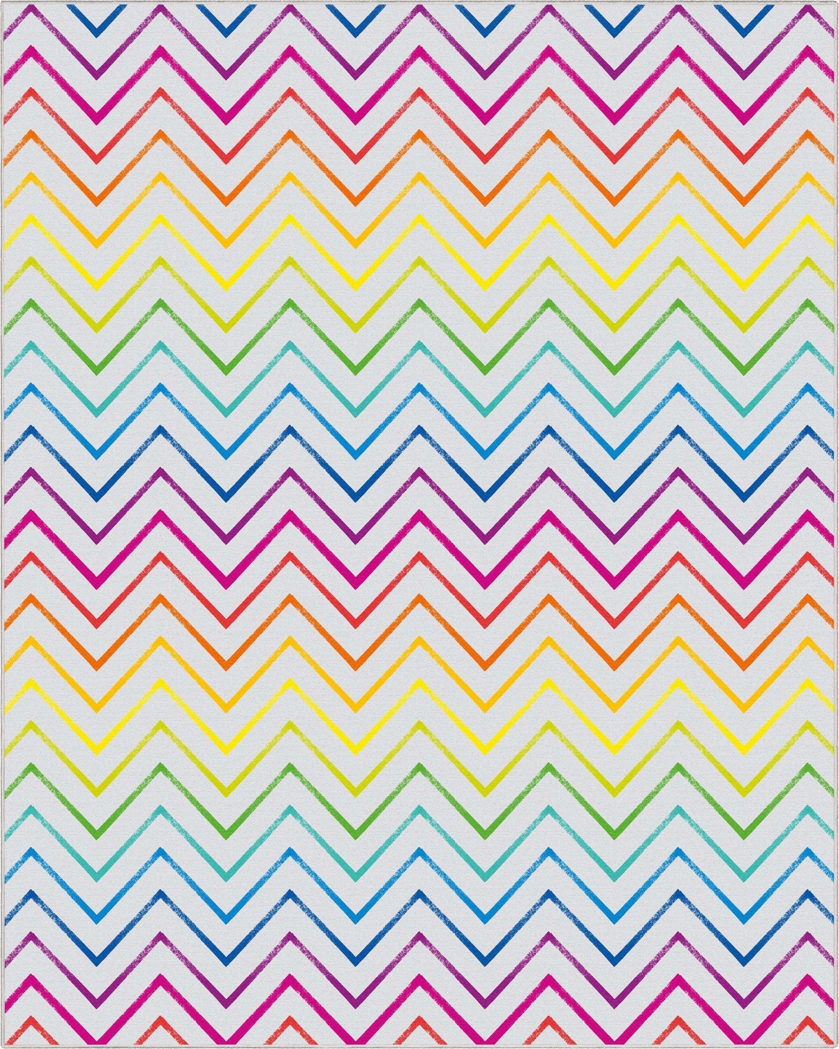 Crayola Zig Zag Multicolor Area Rug By Well Woven、mySite、gigharbornorthrealestate