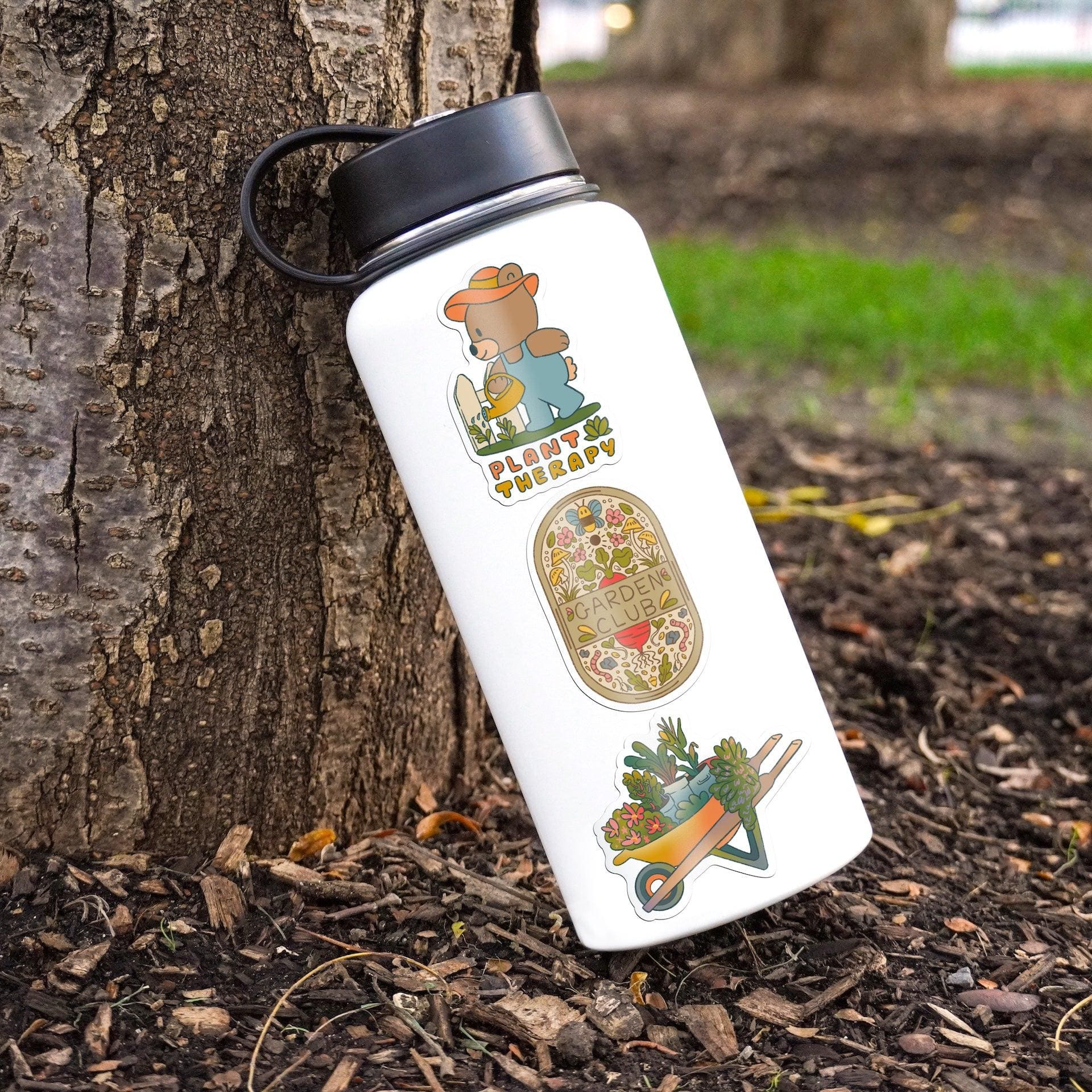  Happy Gardening Club Stickers - 10 Pack、mySite、ghnorth