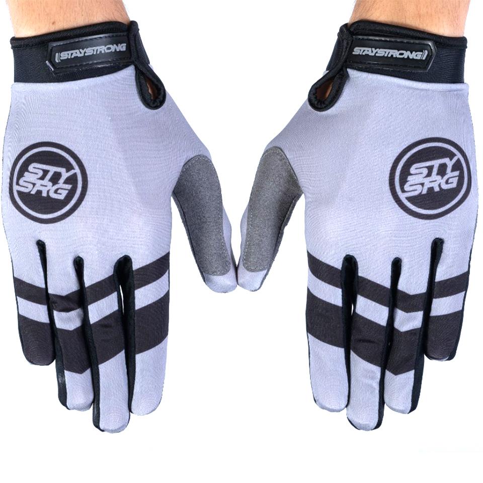  Stay Strong Chevron Gloves - Grey、mySite、merchandisen