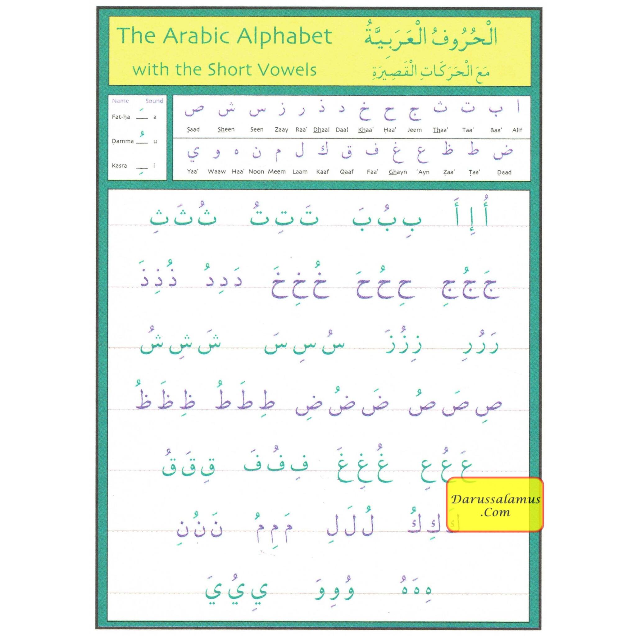 Gateway to Arabic Poster Pack Two (6 posters) By Dr. Imran Hamza Alawiye、mySite、topwebapps