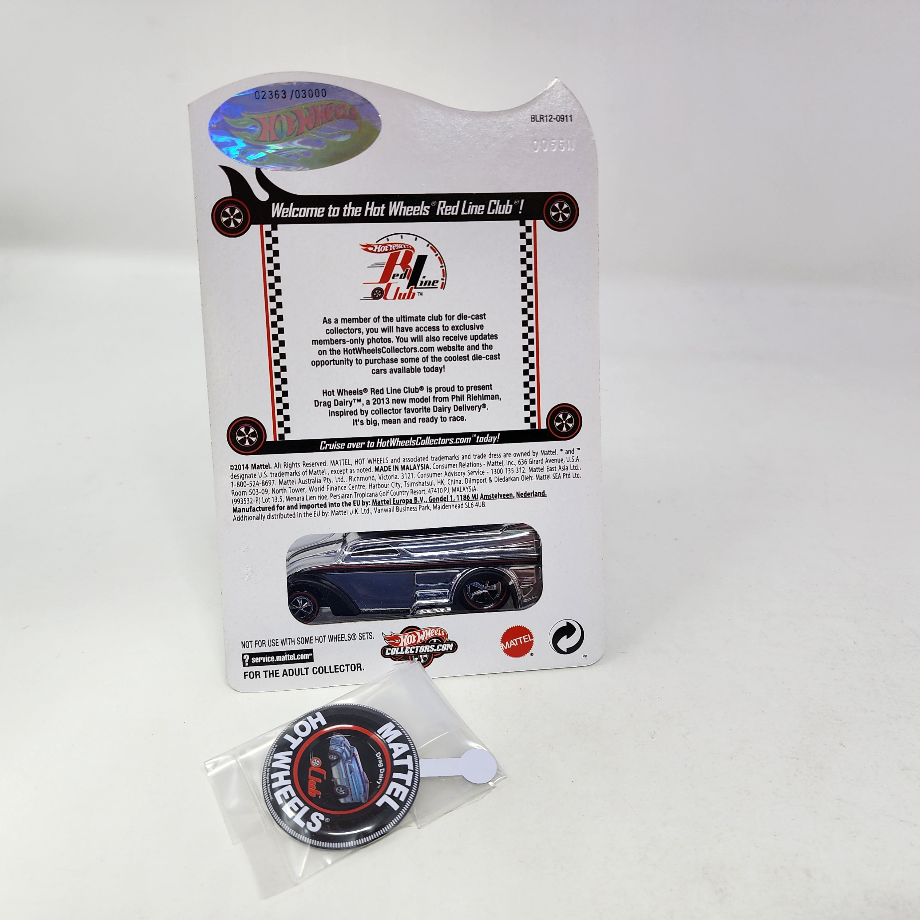 Drag Dairy Chrome * Hot Wheels Red Line Club RLC Exclusive、mySite、hgirdovlk