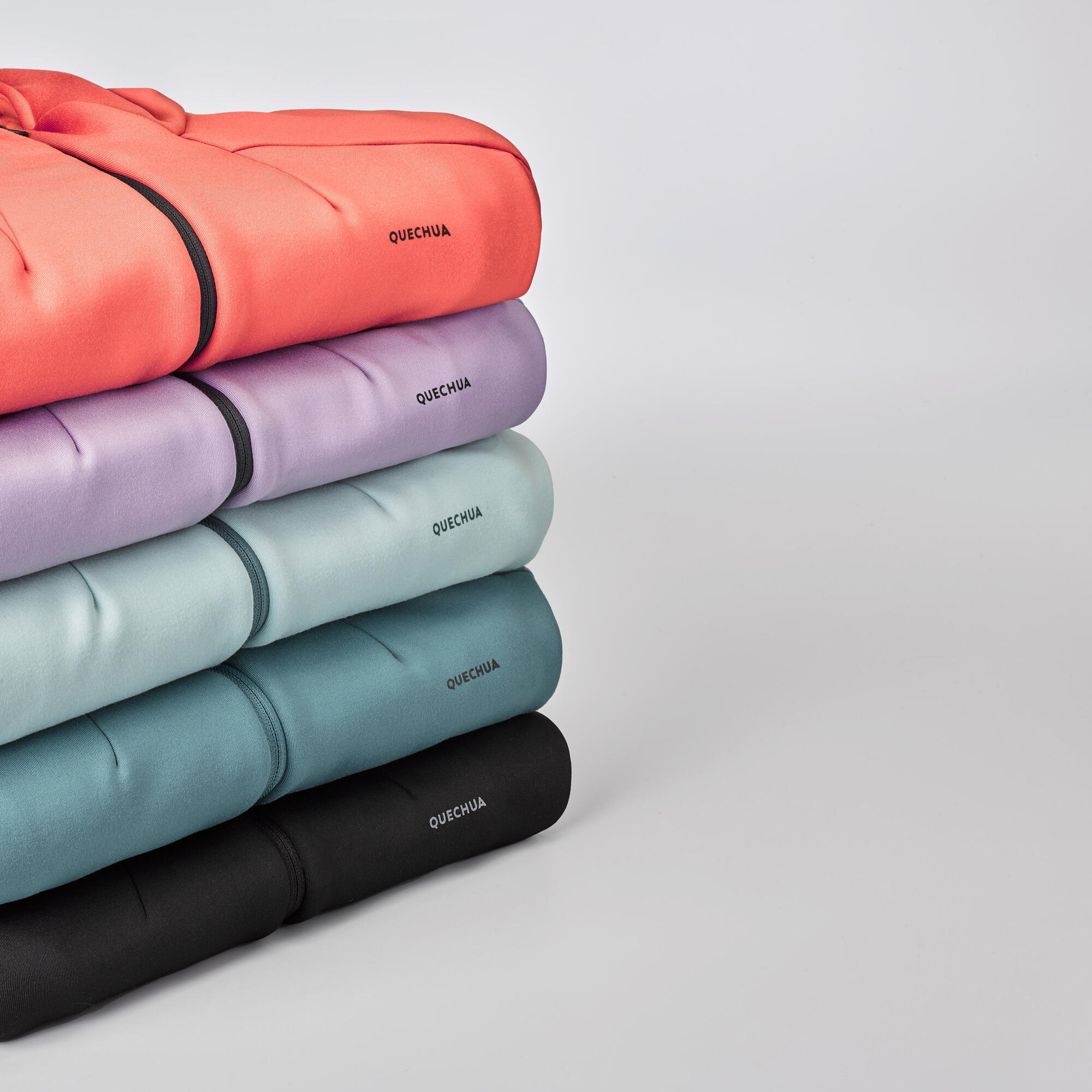 Women's Hiking Fleece Jacket - MH520 Hood