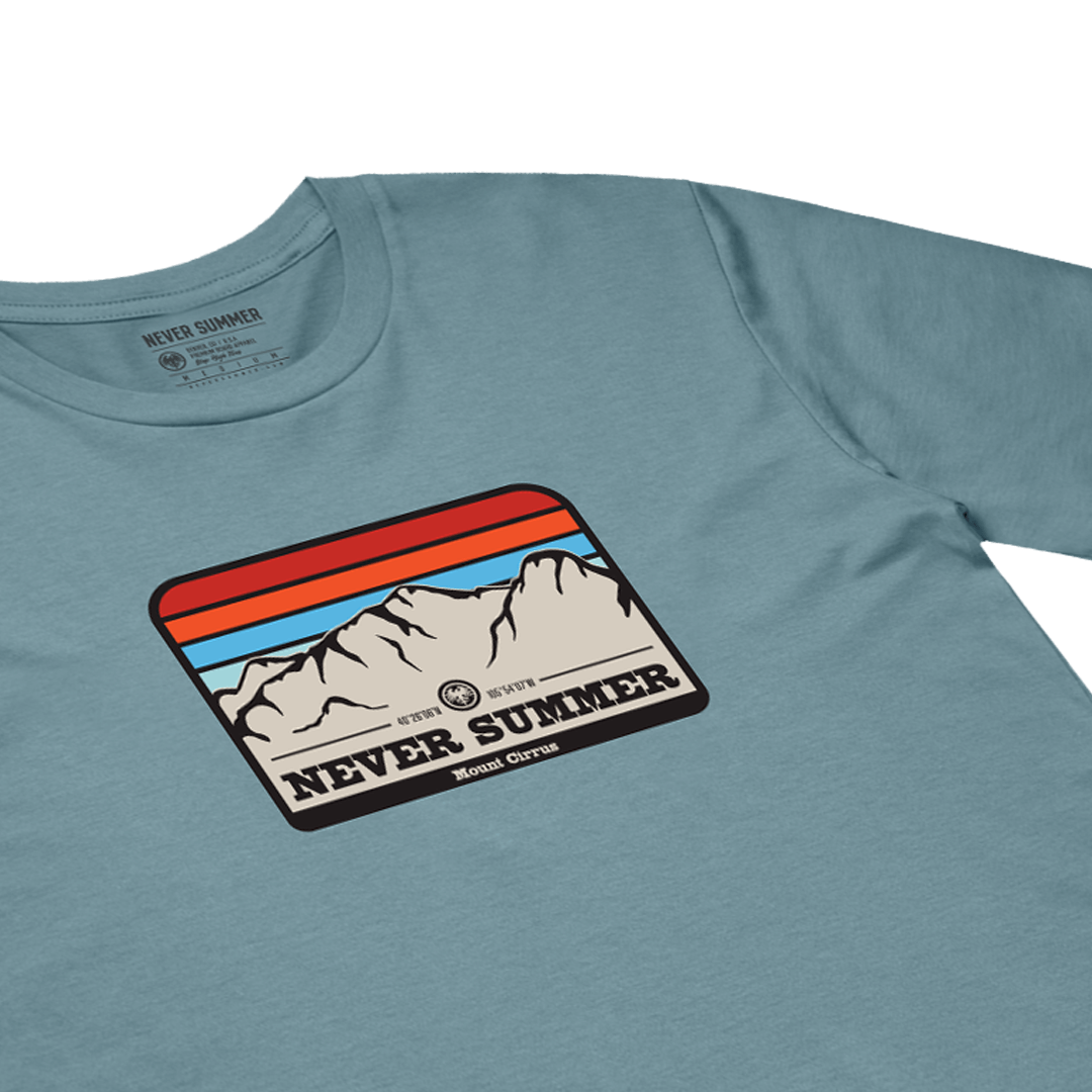Never Summer Mountain Range Peak Tee、mySite、i-lightchina