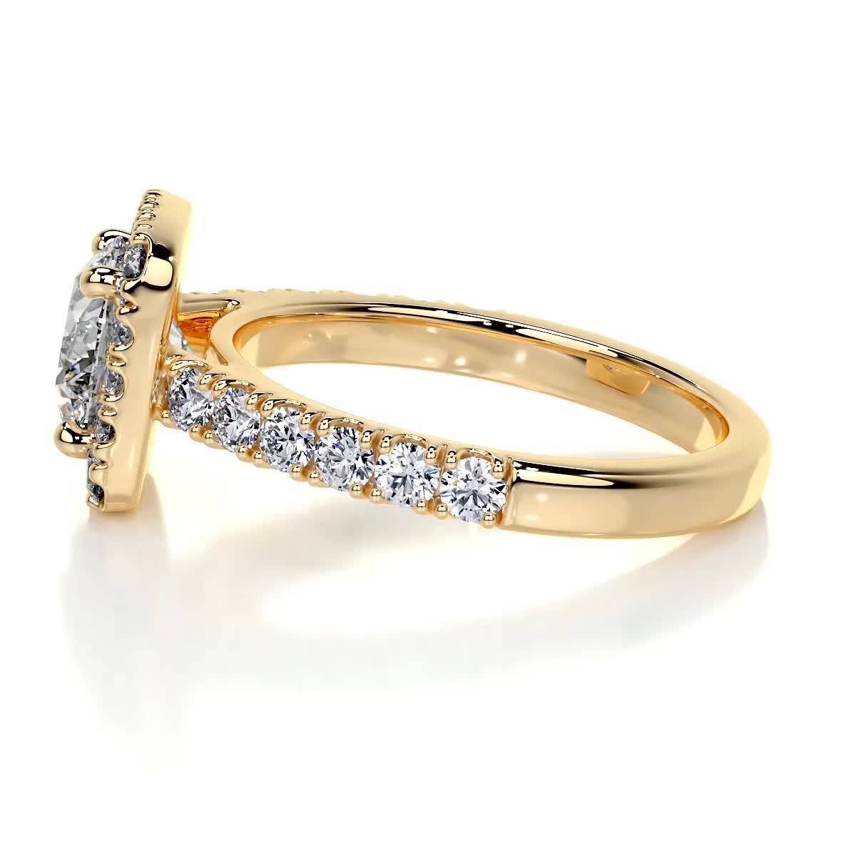 Sienna Lab Grown Diamond Ring -18K Yellow Gold、mySite、hinf8tx79