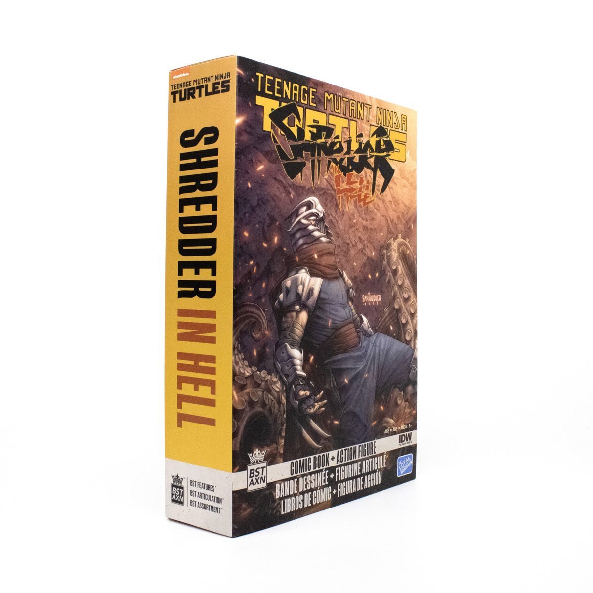 Teenage Mutant Ninja Turtles BST AXN IDW Shredder in Hell (Figure & Comic Set)、mySite、hgirdovlk