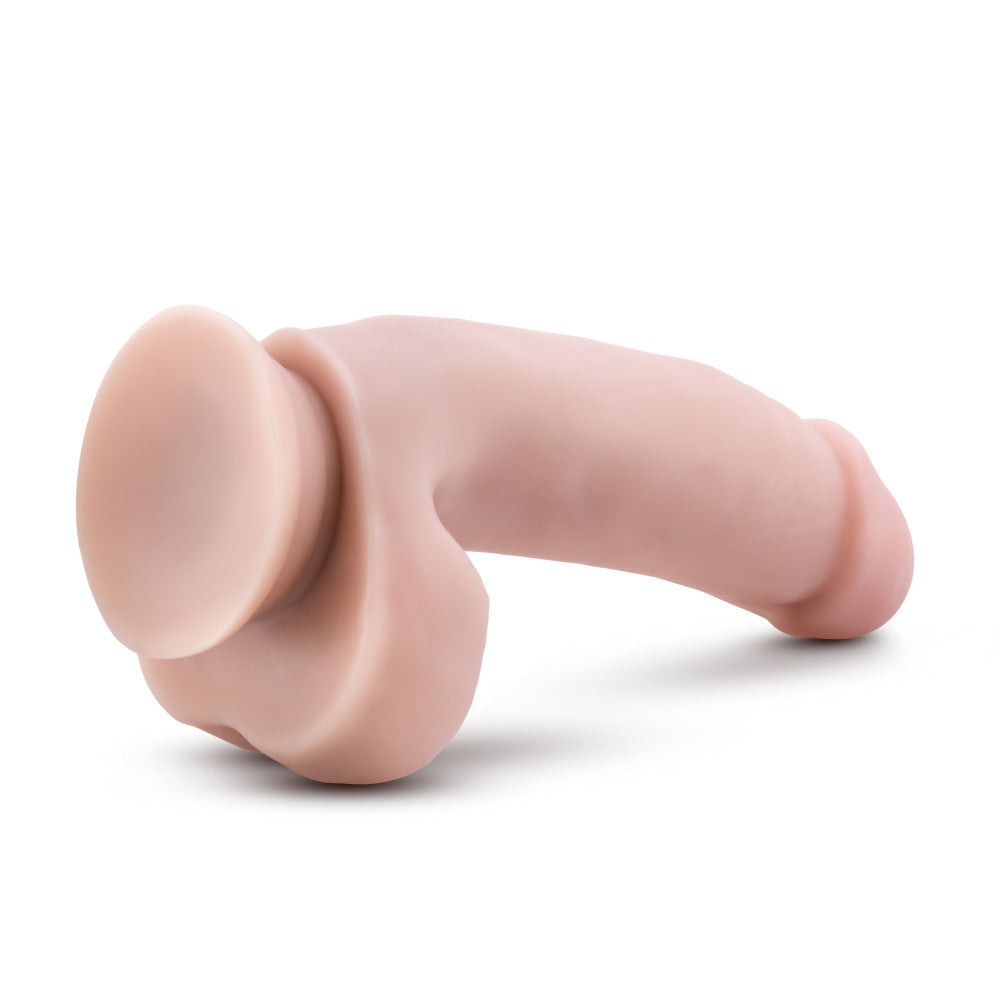 Coverboy™ By Blush® | The Pizza Boy Realistic Beige 7-Inch Long Dildo With Balls & Suction Cup Base、mySite、bottomscart
