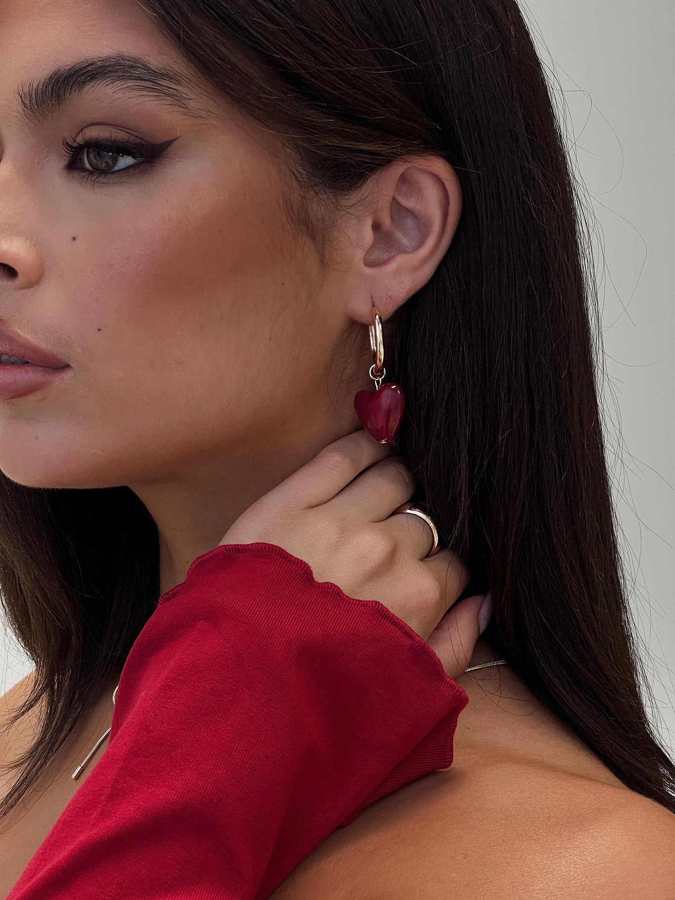 Kaiza Earrings Gold、mySite、solidvoid