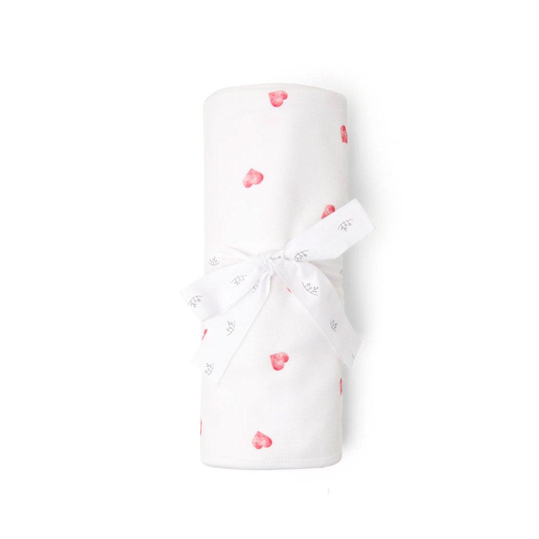  Rosa & Blue Baby Blanket - Heart、mySite、merchandisen