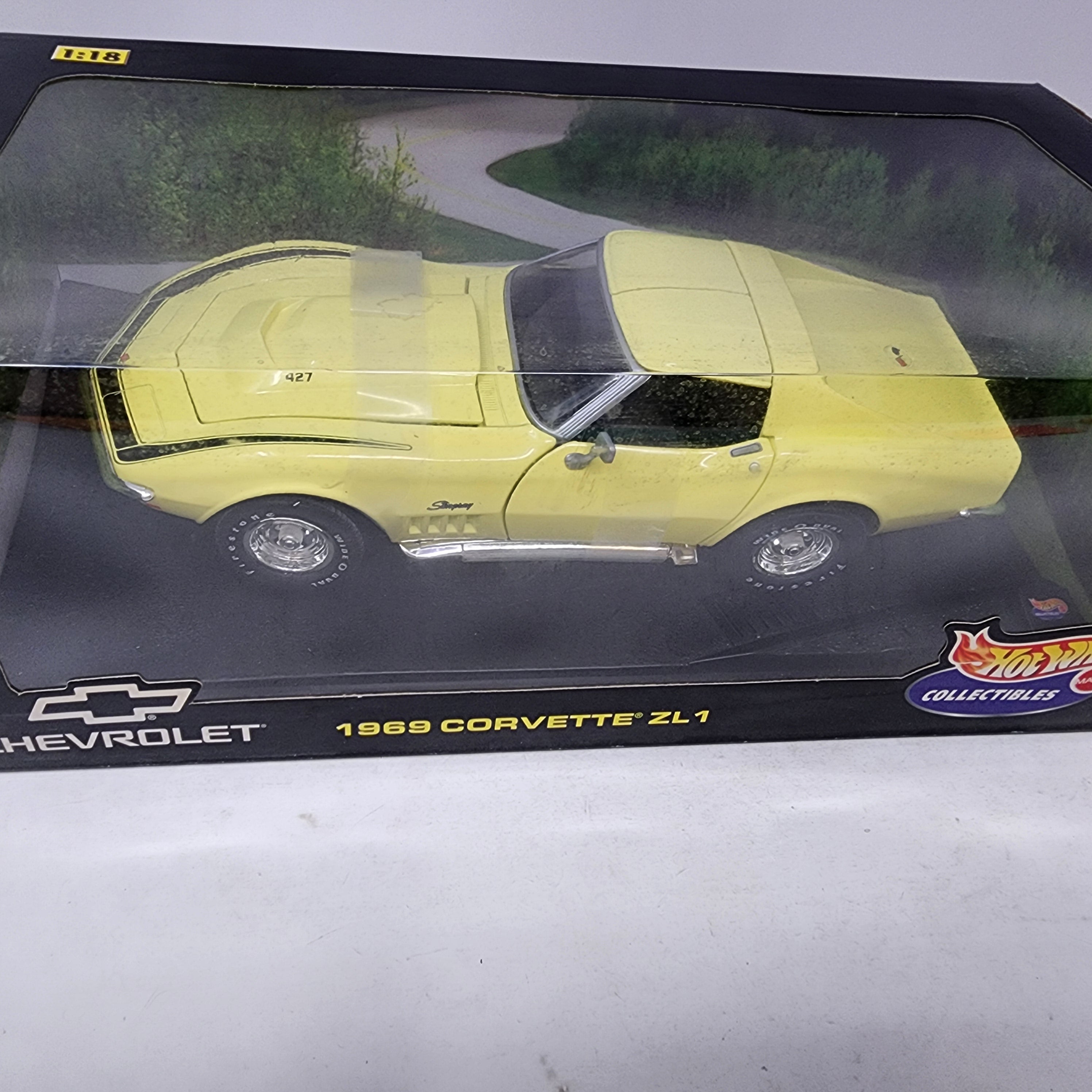 1969 Chevrolet Corvette ZL1 * YELLOW * Hot Wheels Collectibles 1/18 Scale、mySite、hgirdovlk