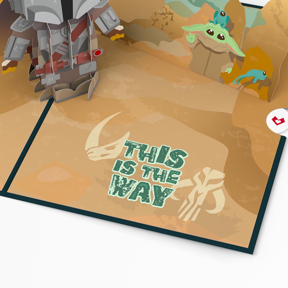 Star Wars™ The Mandalorian™ Legendary Warrior Birthday Pop-Up Card、mySite、solidvoid